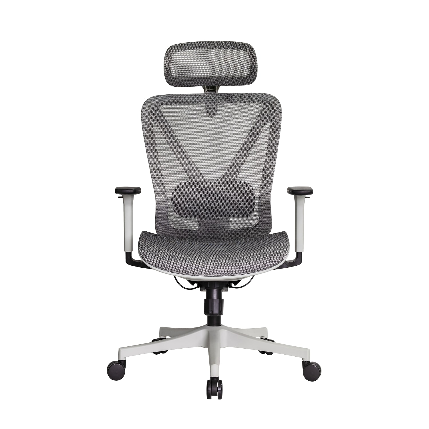 WorkPro 3000 Series Ergonomic Mesh/Mesh High-Back Chair, Gray/Gray - Image 3