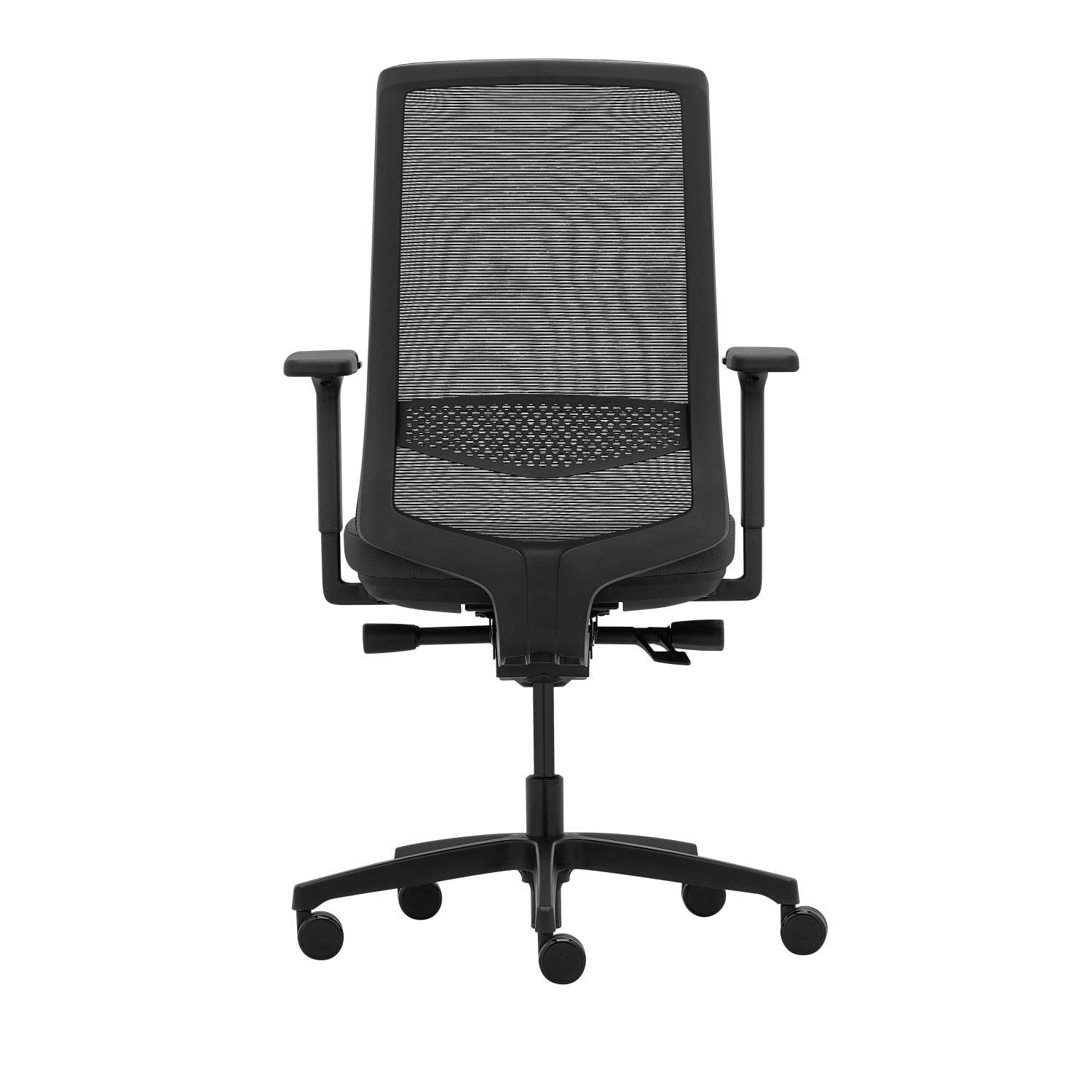 WorkPro Expanse Series Multifunction Ergonomic MeshFabric High Back Executive Chair BlackBlack BIFMA Compliant PopularChairscom