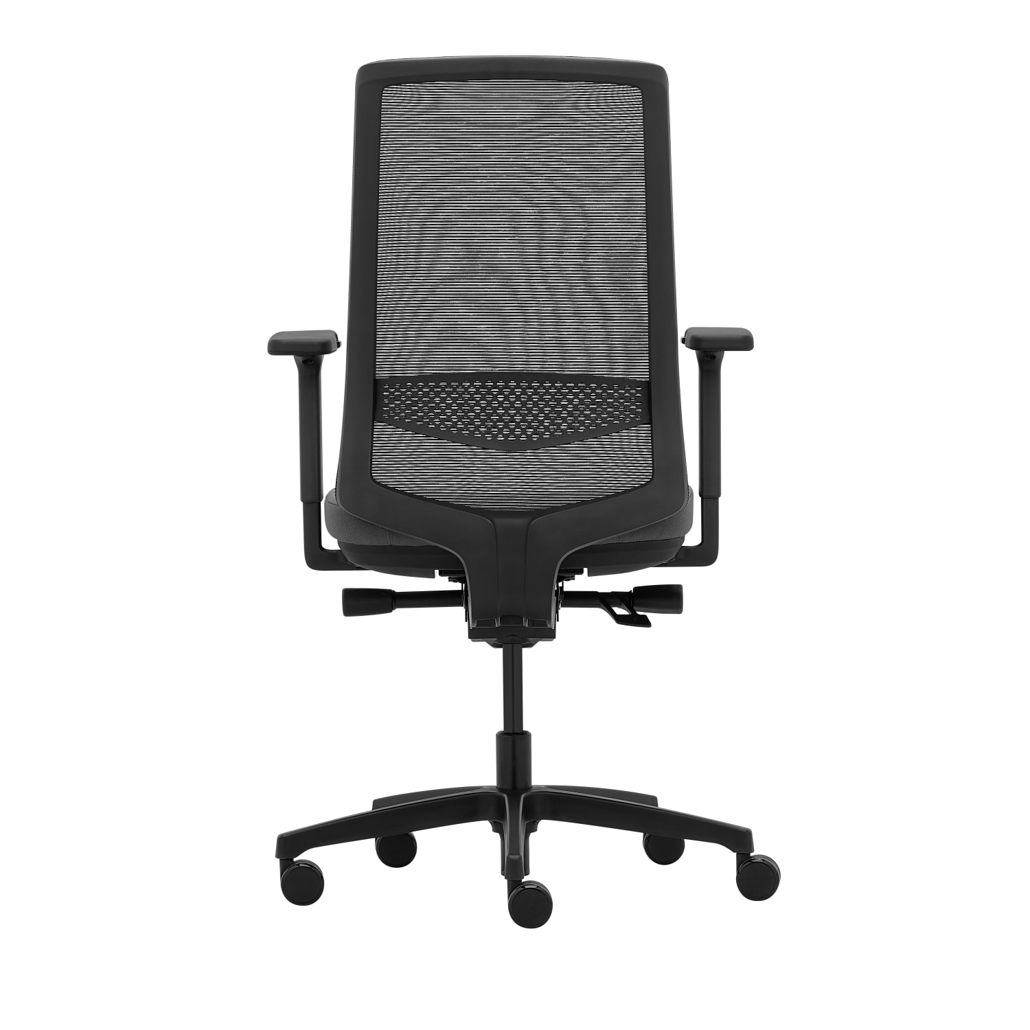WorkPro Expanse Series Multifunction Ergonomic MeshFabric High Back Executive Chair BlackGray BIFMA Compliant PopularChairscom