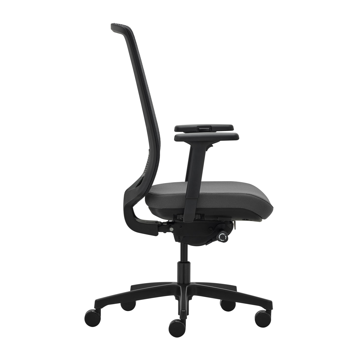 WorkPro Expanse Series Multifunction Ergonomic MeshFabric High Back Executive Chair BlackGray BIFMA Compliant PopularChairscom