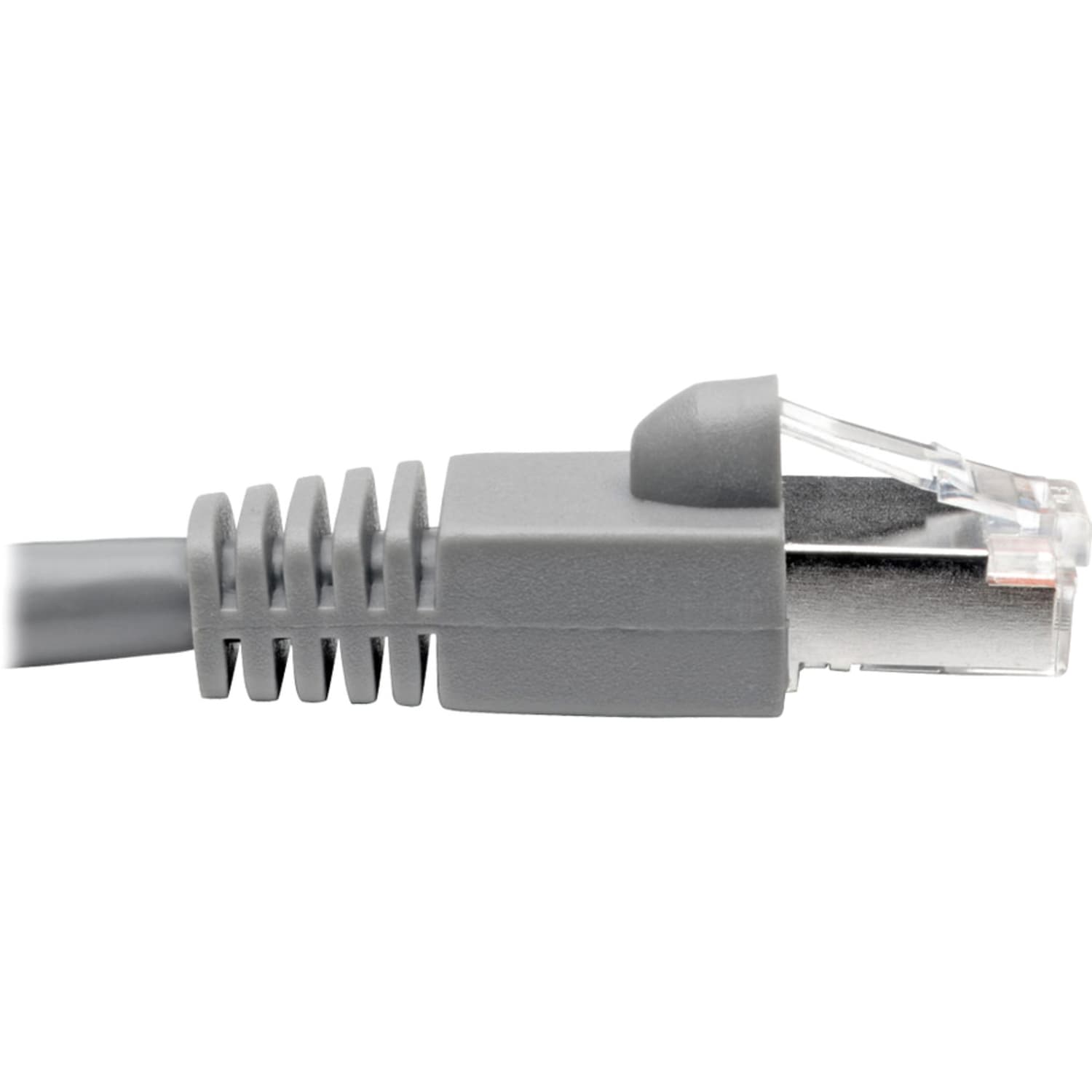 Tripp Lite Cat6a Snagless Shielded STP Network Patch Cable 10G Certified, PoE, Gray RJ45 M/M 7ft 7ft - N262007GY - Image 5