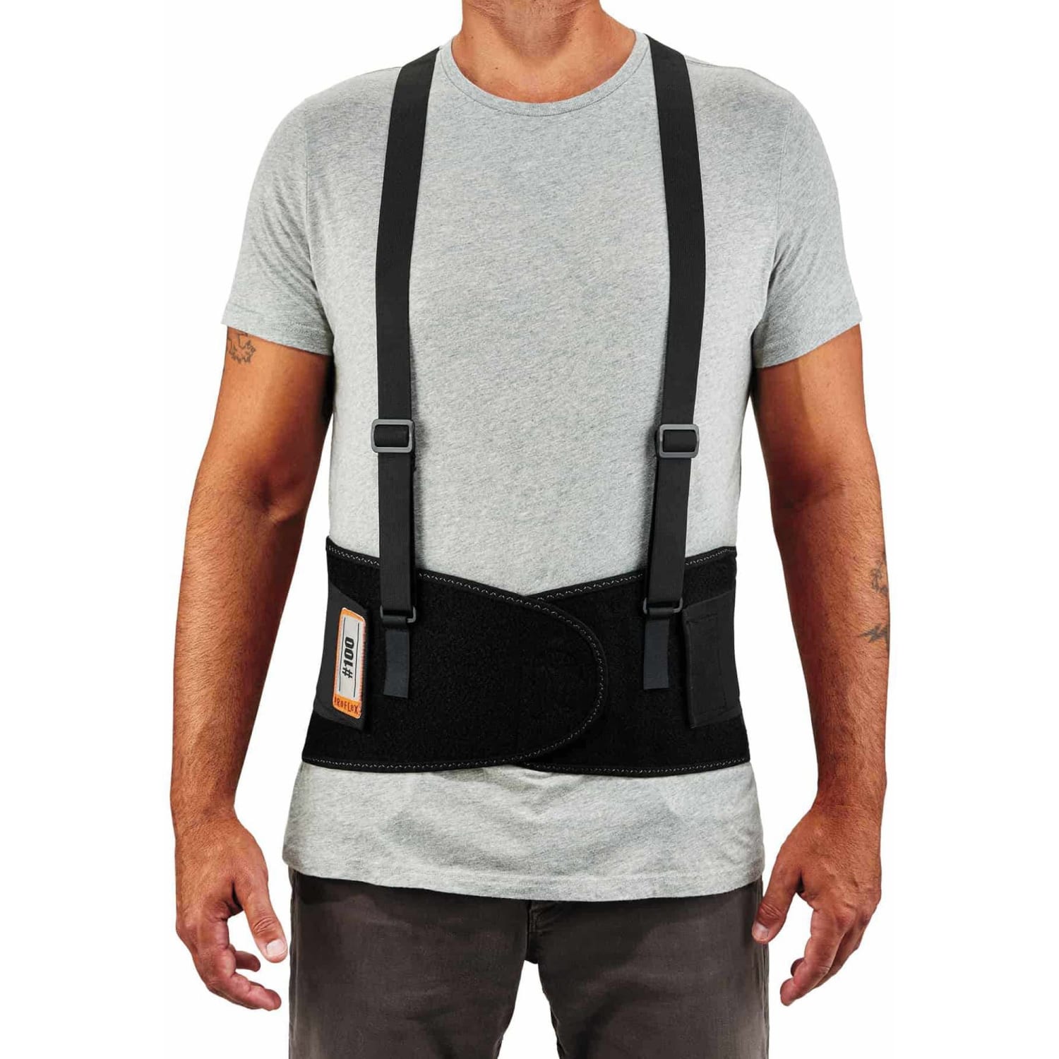 Ergodyne ProFlex 100 Economy Back Support, Large, Black - Image 5