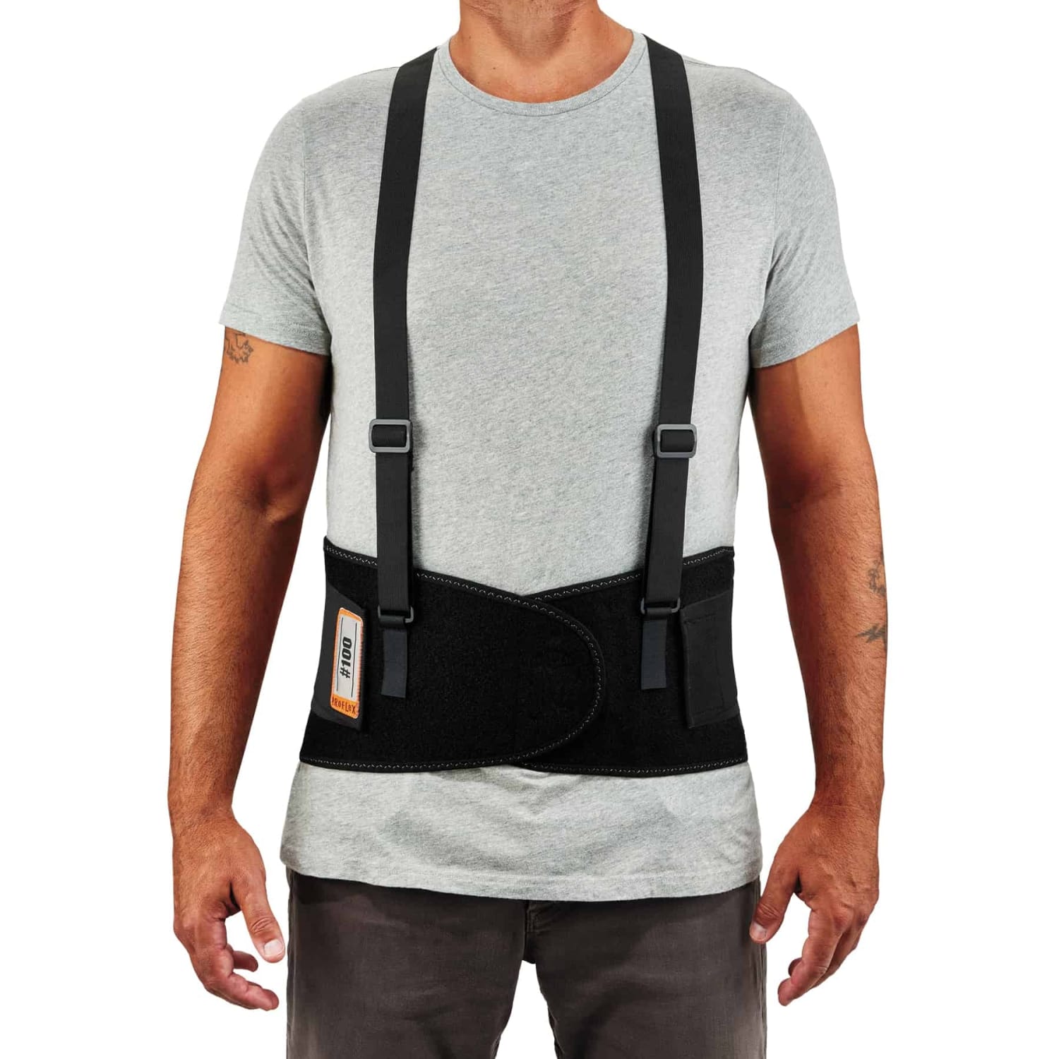 Ergodyne ProFlex 100 Economy Back Support, 3X, Black - Image 3