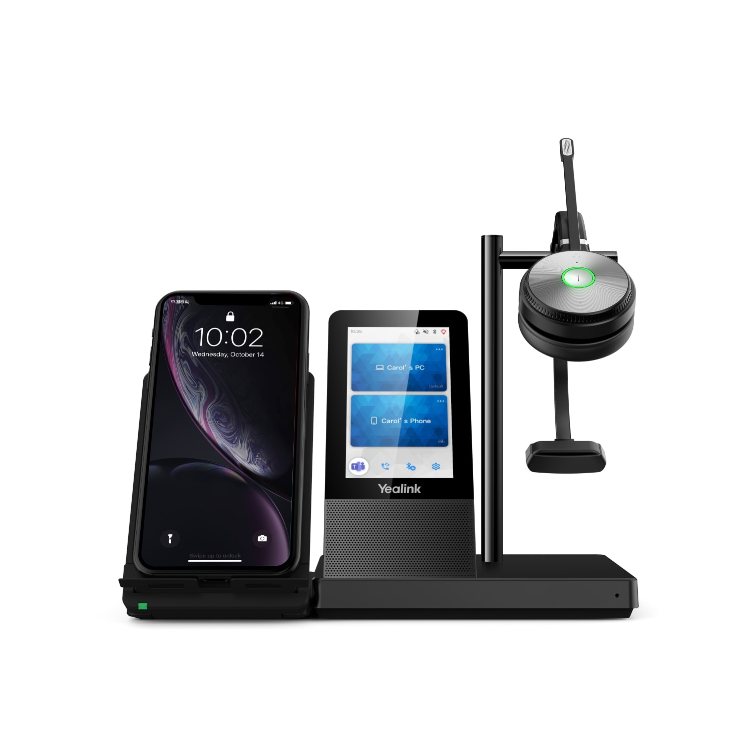 Yealink Mono DECT Wireless Headset, Black, YEA-WH66-MONO-UC - Image 4
