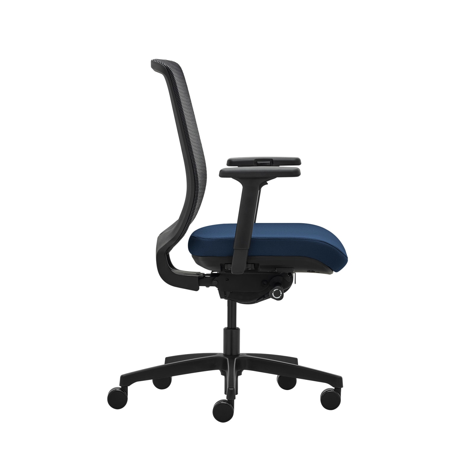 WorkPro Expanse Series Multifunction Ergonomic MeshFabric Mid Back Manager Chair BlackBlue BIFMA Compliant PopularChairscom