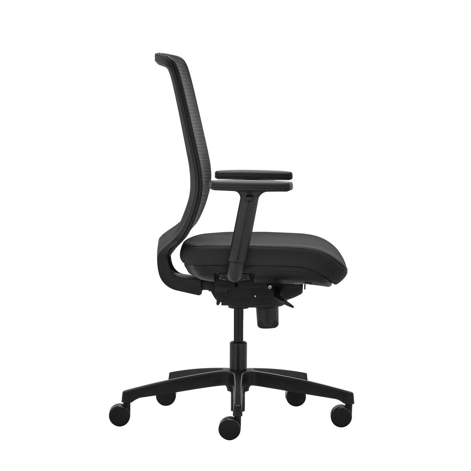 WorkPro Expanse Series Ergonomic MeshFabric Mid Back Task Chair BlackBlack PopularChairscom