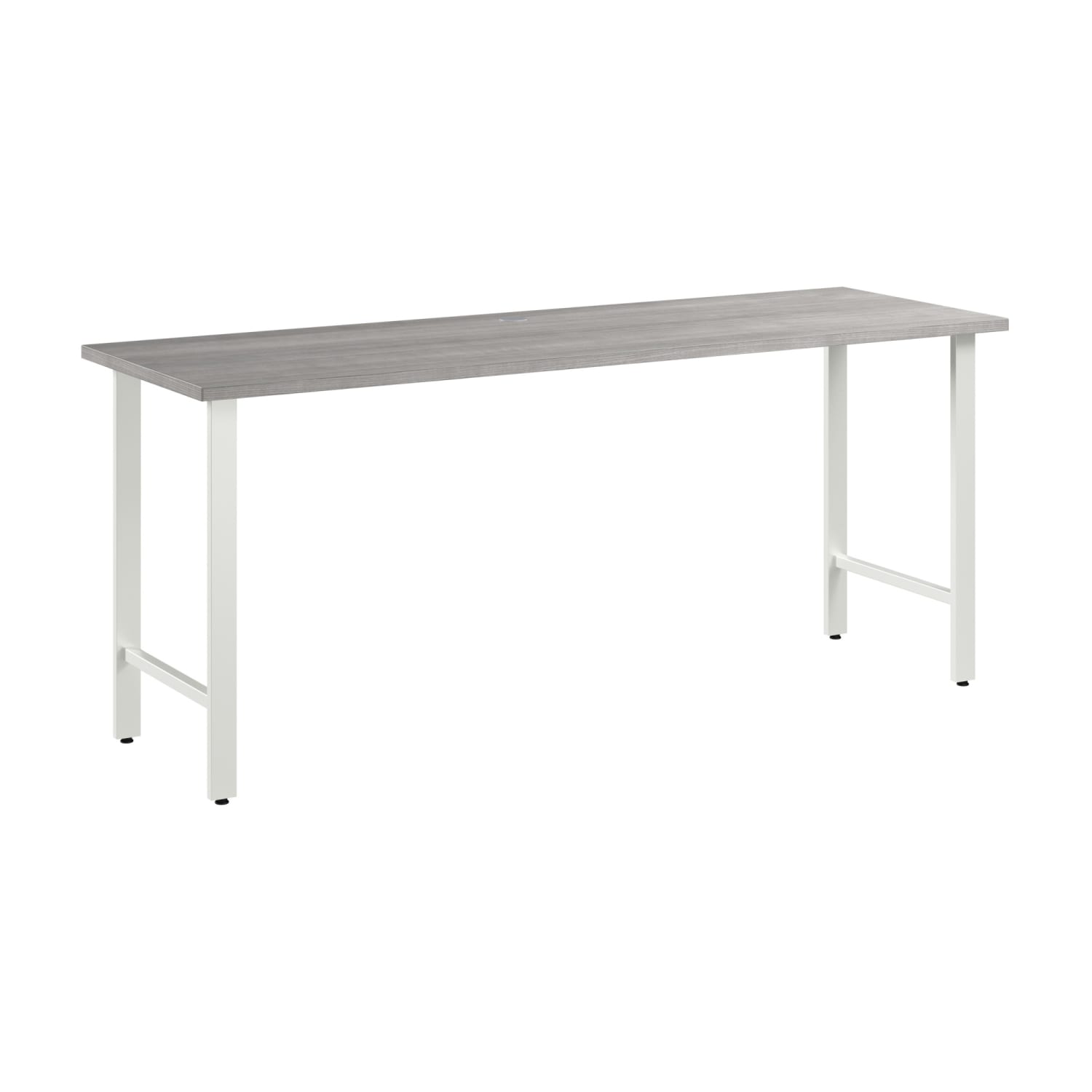 Bush Business Furniture Hustle 72inW Computer Desk With Metal Legs, Platinum Gray, Standard Delivery, HUD172PG