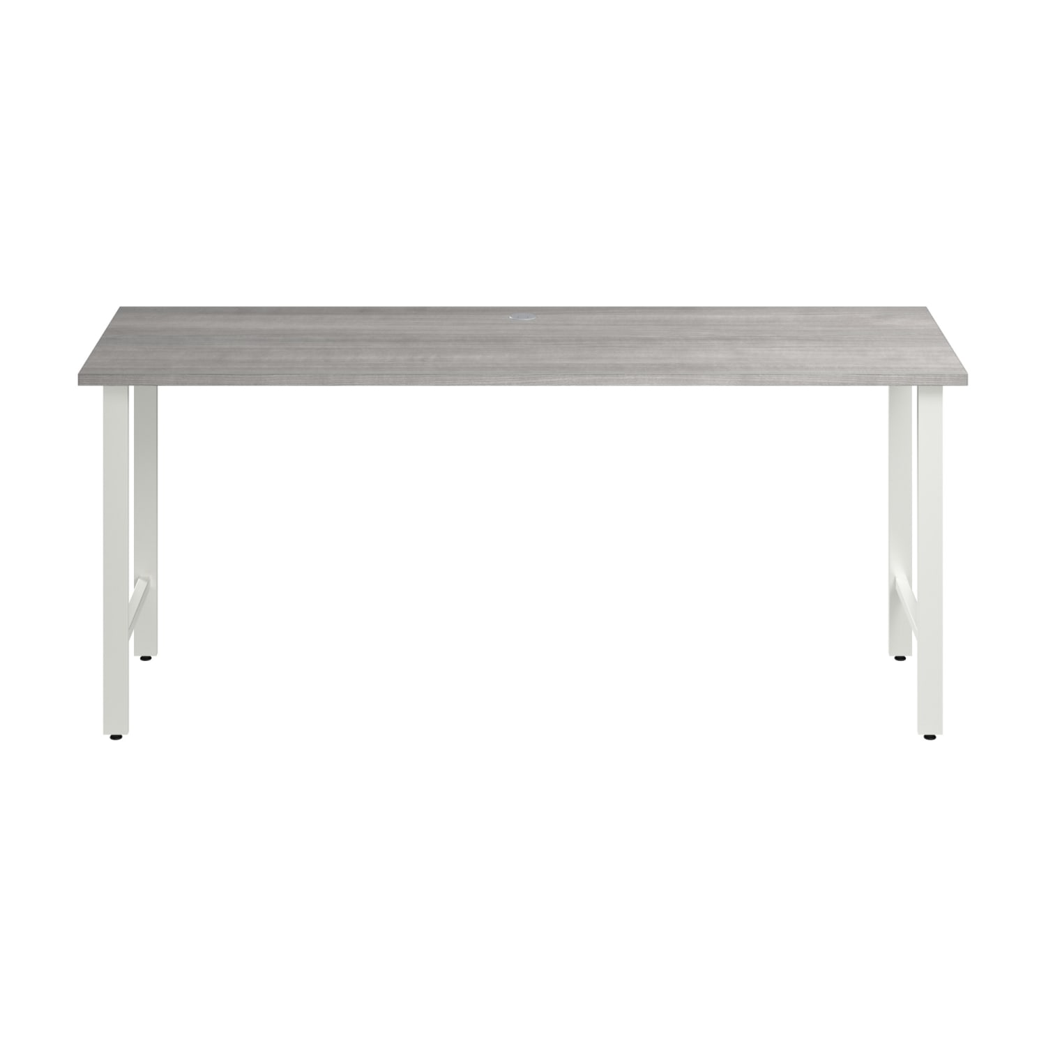 Bush Business Furniture Hustle 72inW Computer Desk With Metal Legs, Platinum Gray, Standard Delivery, HUD172PG - Image 3