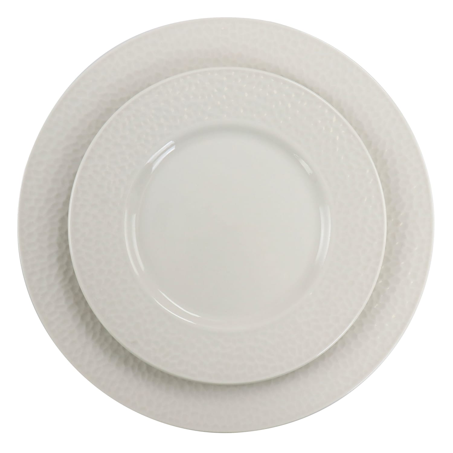 Elama Jasmine 16-Piece Dinnerware Set, White - Image 5