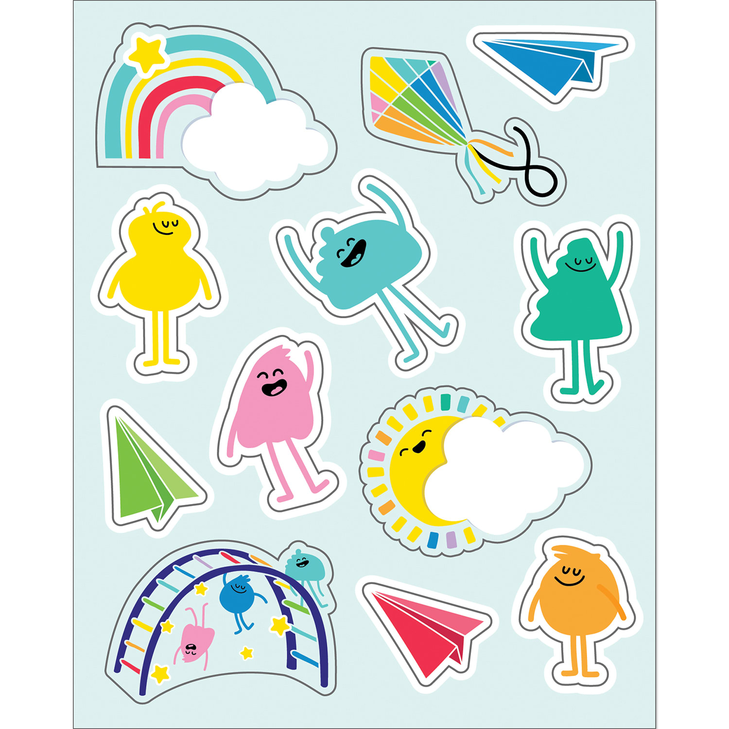 Carson Dellosa Education Stickers, Happy Place, 72 Stickers Per Pack, Set Of 12 Packs - Image 3