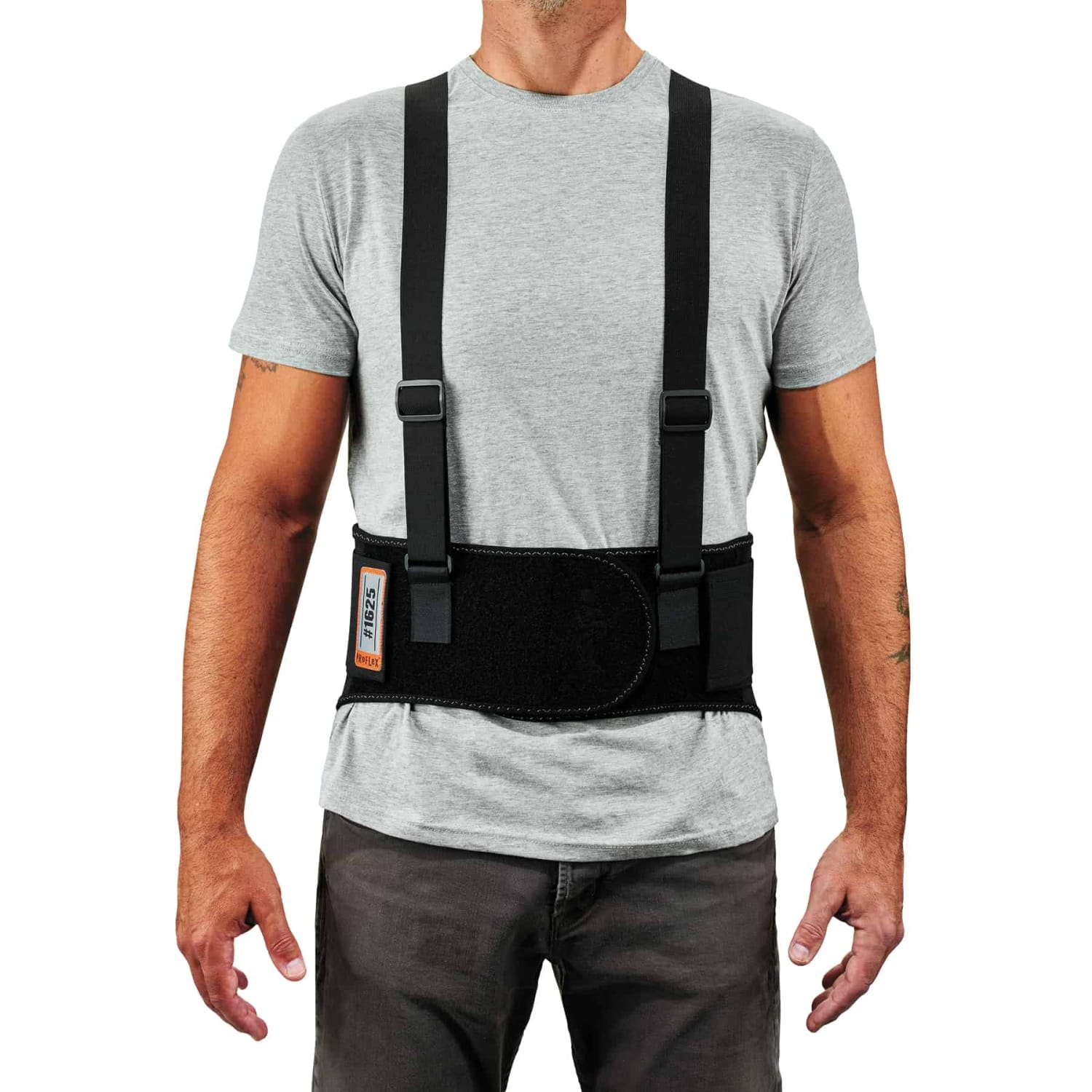Ergodyne ProFlex 1625 Elastic Back Support, 7-1/2in, 4X, Black - Image 3