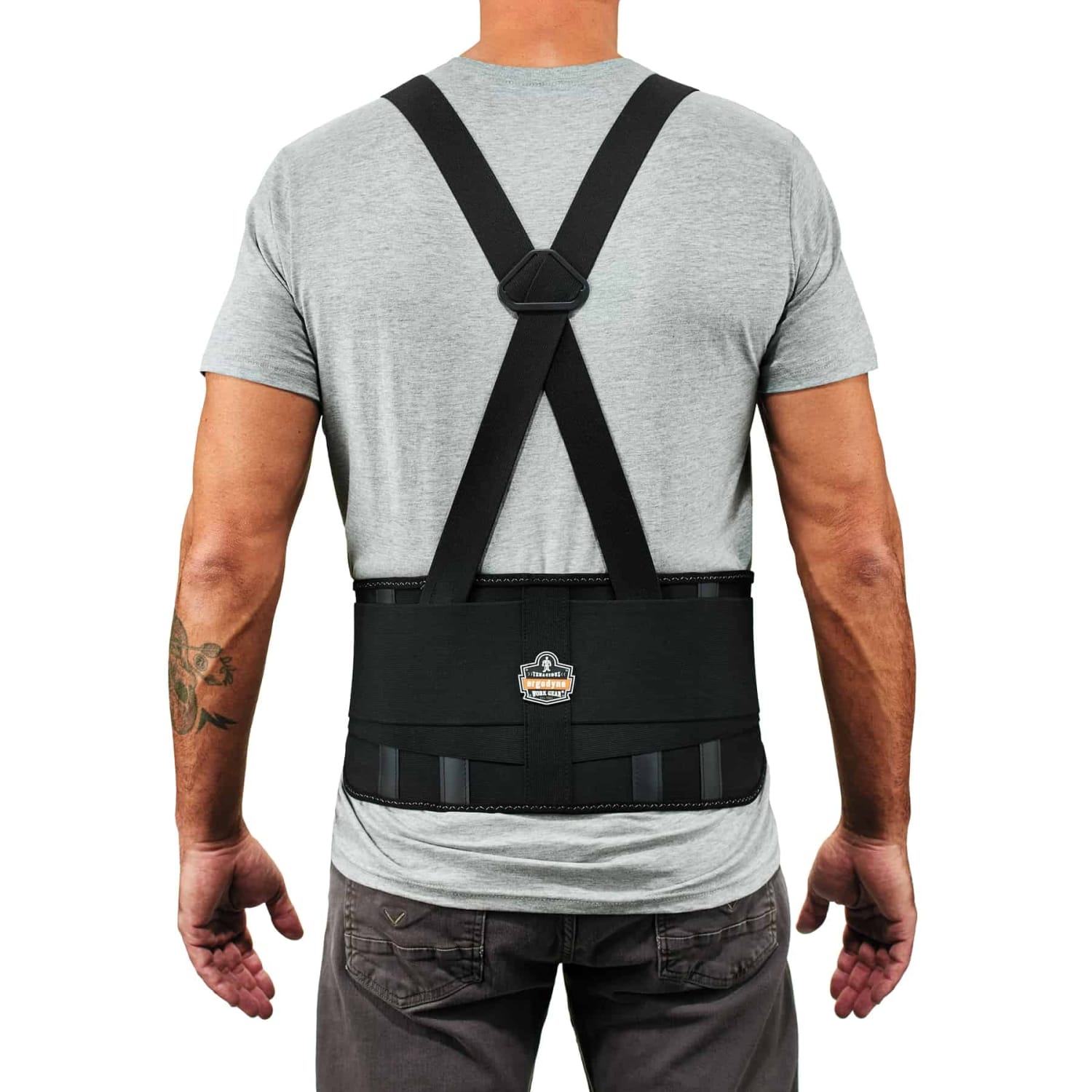 Ergodyne ProFlex 1625 Elastic Back Support, 7-1/2in, 4X, Black - Image 4