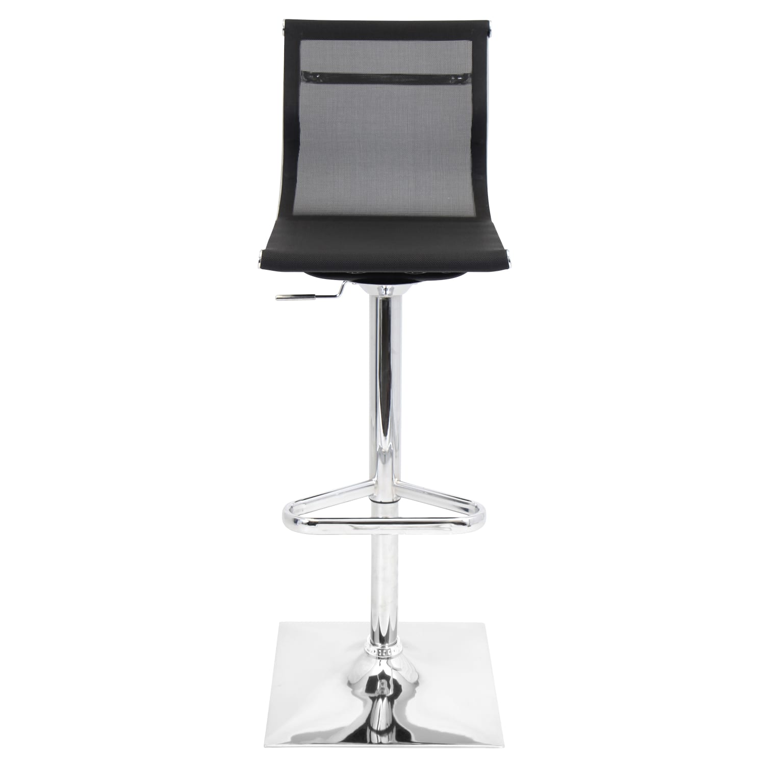 Lumisource Mirage Bar Stool, Black/Silver, BSTWMIRAGE BK - Image 3