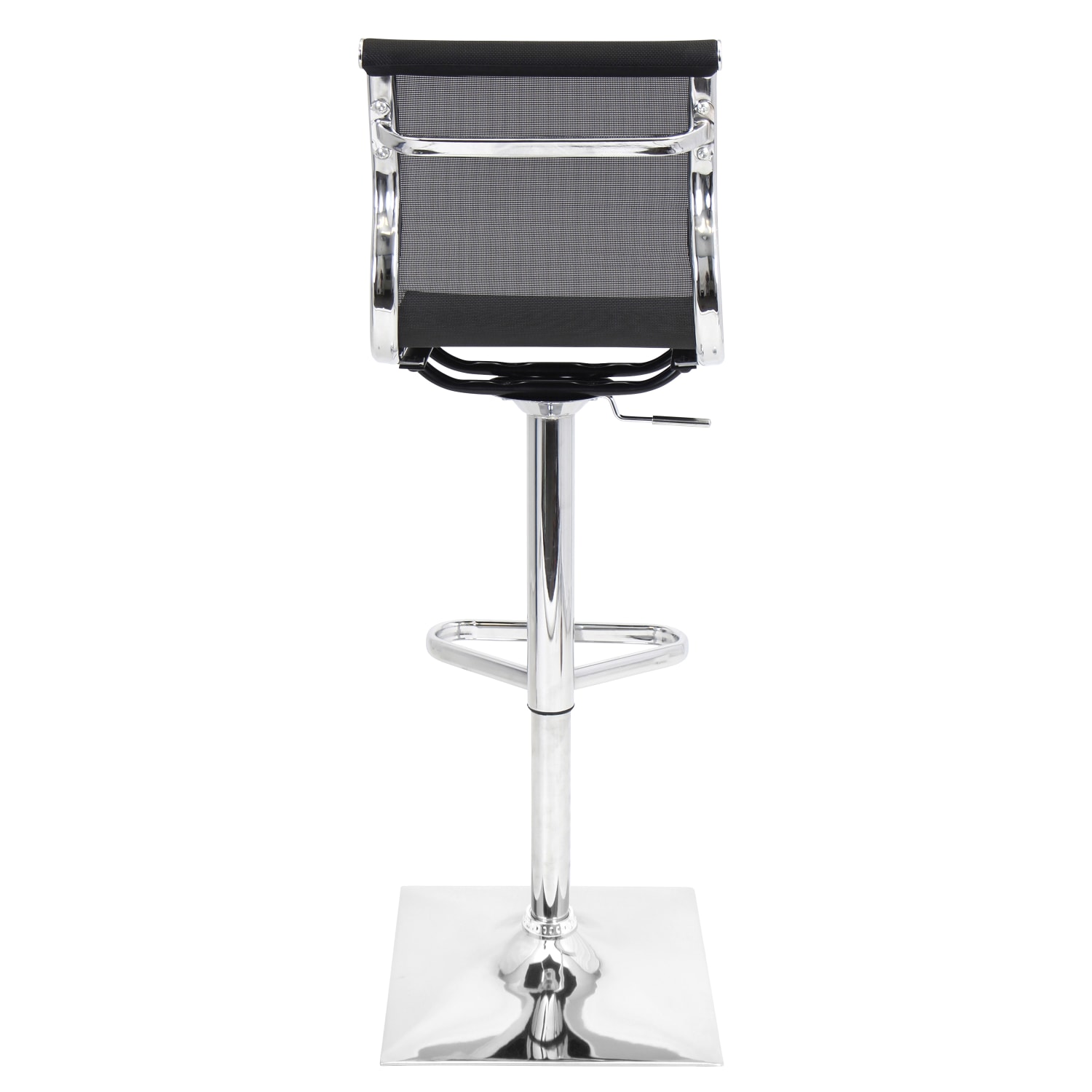 Lumisource Mirage Bar Stool, Black/Silver, BSTWMIRAGE BK - Image 6