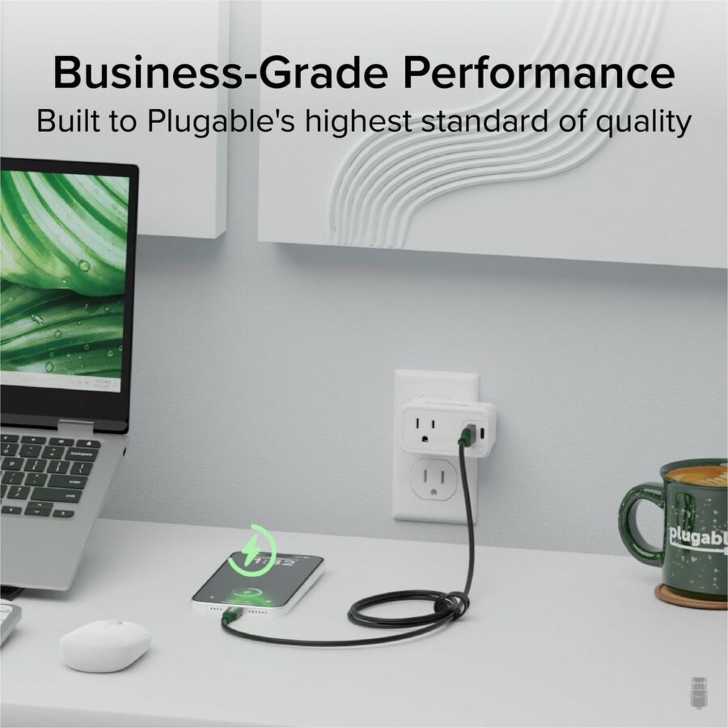 Plugable USB C to USB A Cable, USB 3.2 Gen 2 USB Cables, 3A (15W) Charging USB C Data Cable - 10Gbps for iPhone 15, iPad, Samsung Galaxy, Tablets, Laptops, 3.3 Ft with Cable Management Strap - Image 4