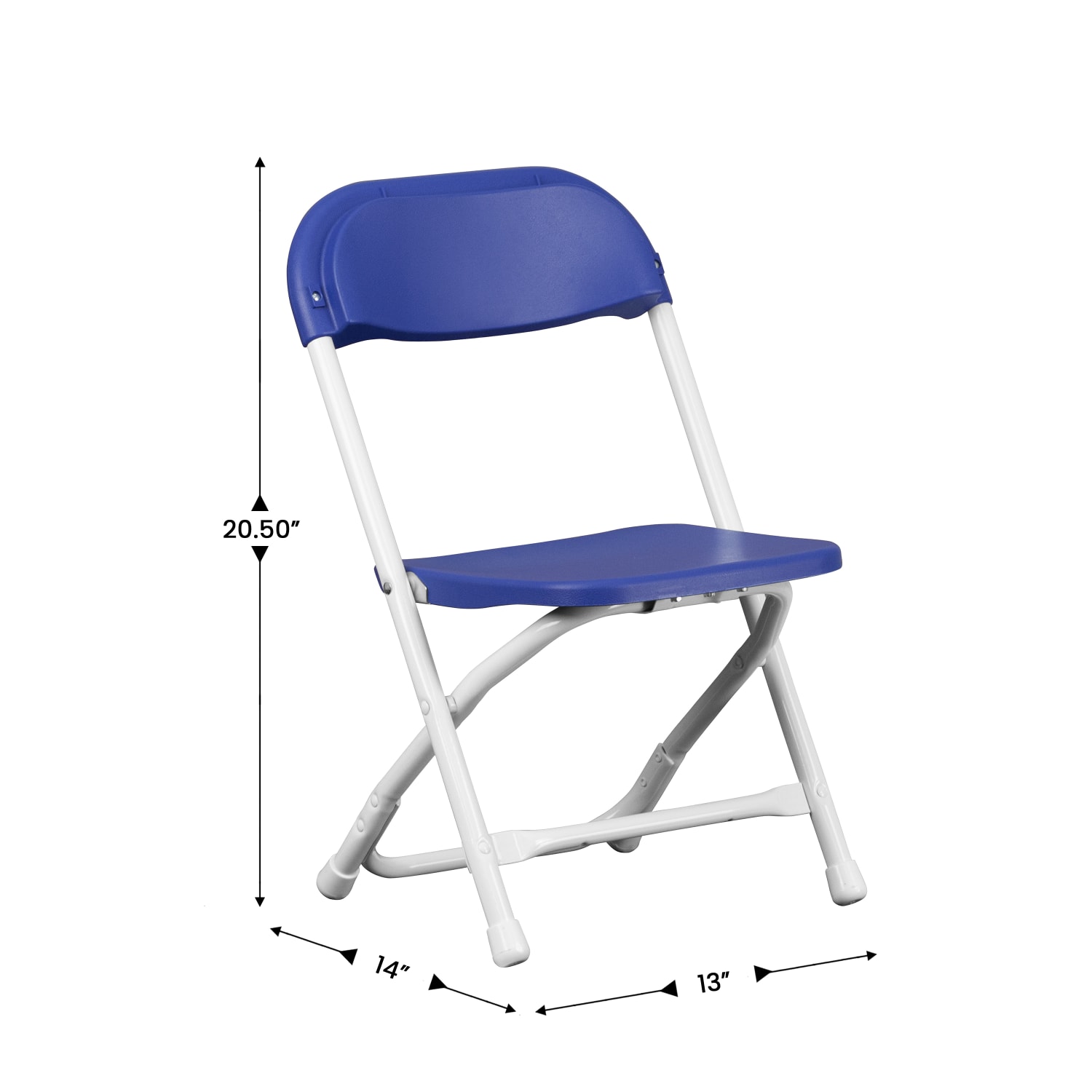 Flash Furniture 2 Pack Kids Plastic Folding Chair Blue PopularChairscom