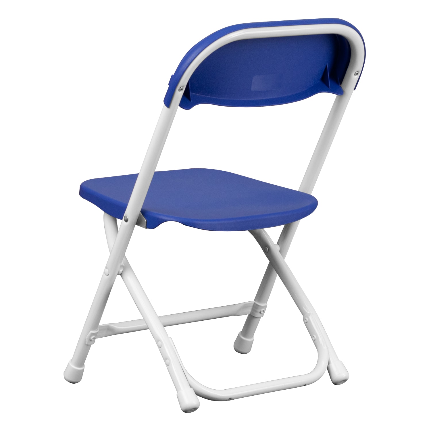 Flash Furniture 2 Pack Kids Plastic Folding Chair Blue PopularChairscom