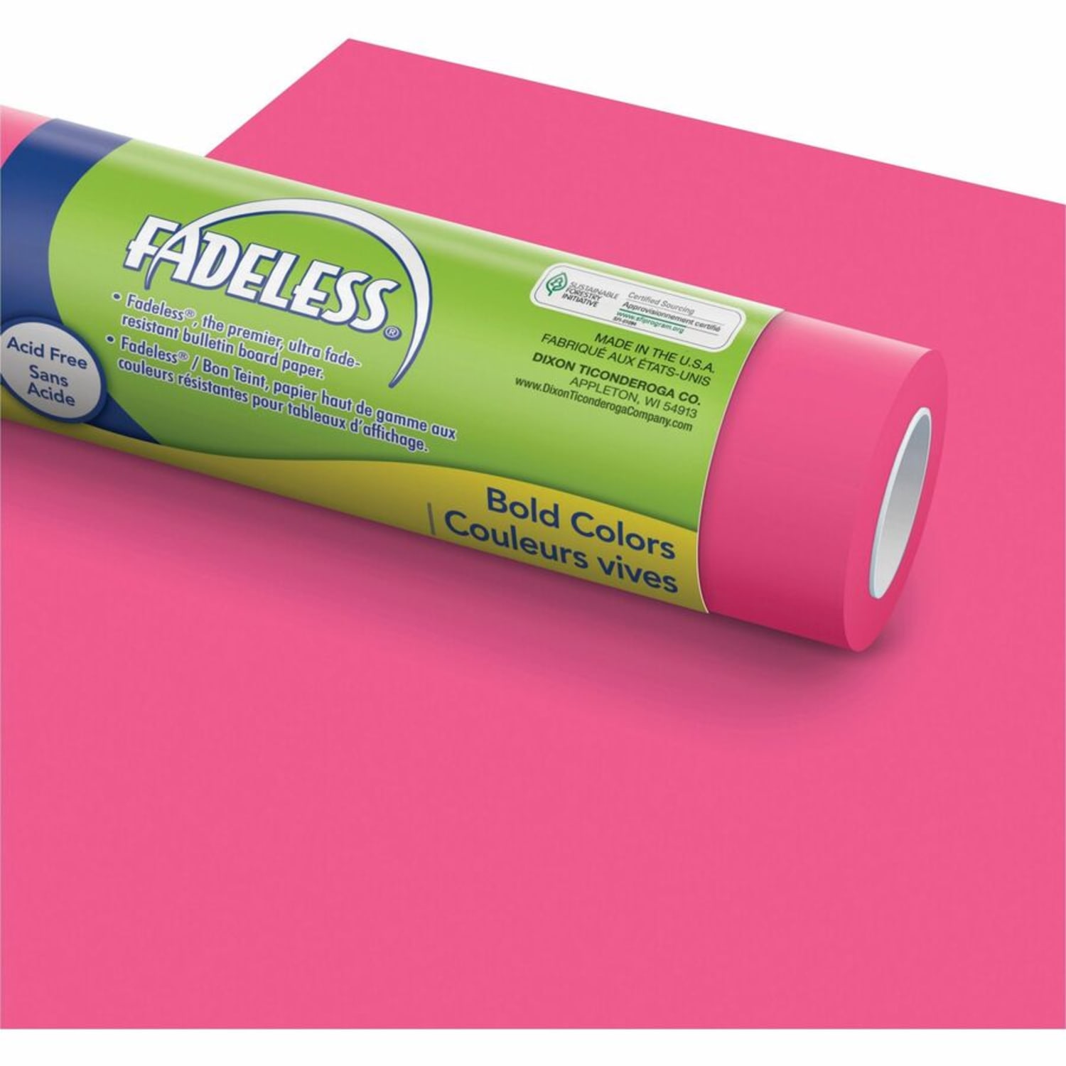 Pacon Fadeless Bulletin Board Art Paper, 48in x 12ft, Bright Assortment, Pack Of 4 Rolls - Image 5