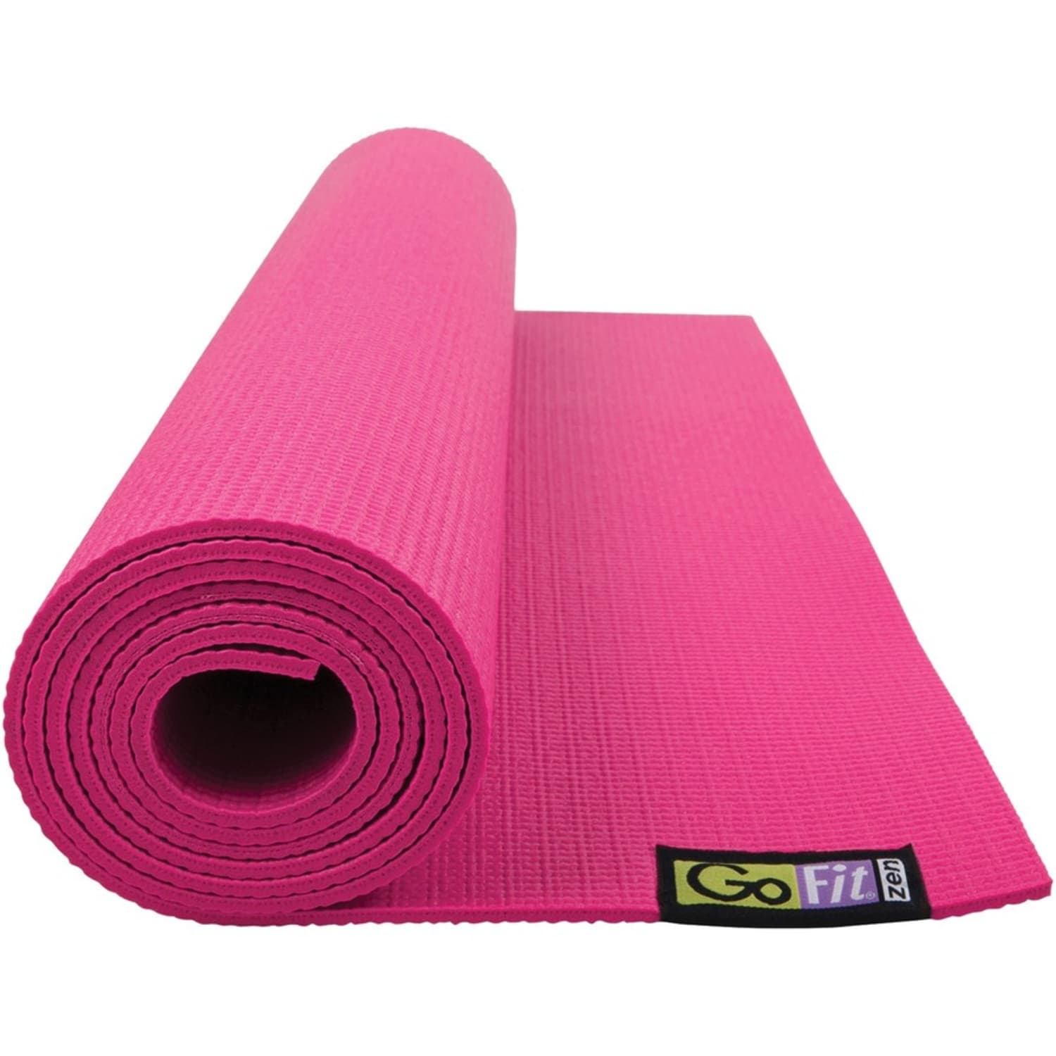 GoFit Exercise Mat - Exercise - 68in Length x 24in Width x 0.138in Thickness - Pink - Image 4