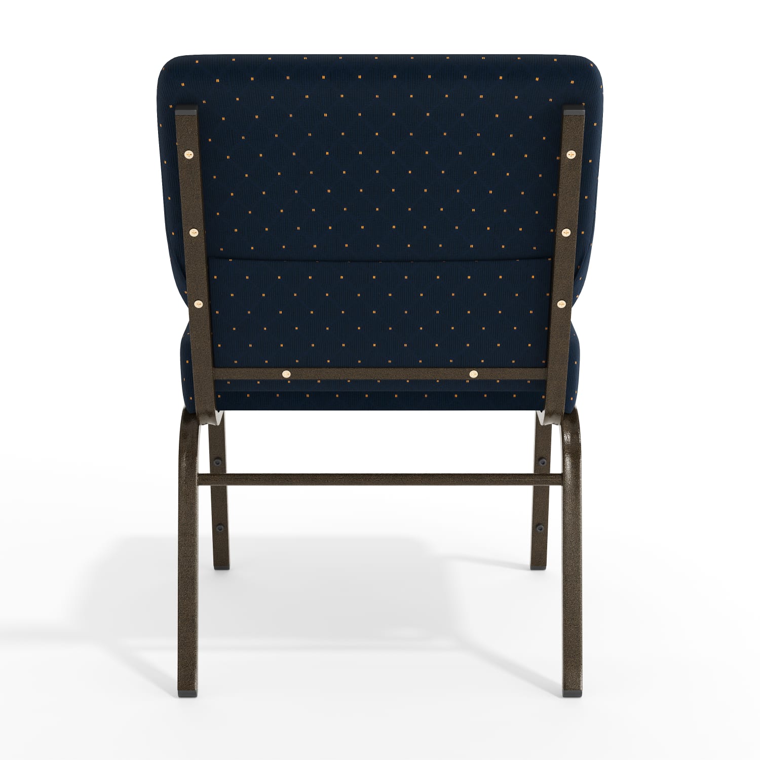 Flash Furniture HERCULES Series 21inW Stackable Church Chair Navy BlueGoldvein PopularChairscom