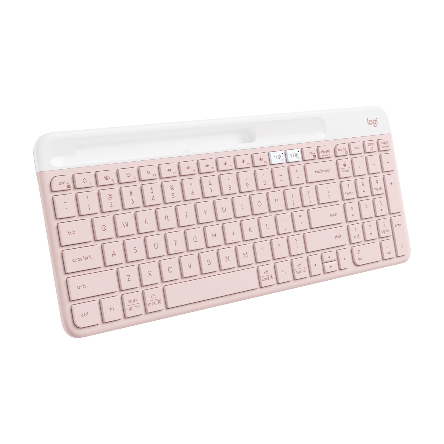 Logitech K585 Slim Multi-Device Wireless Keyboard - Wireless Connectivity - Bluetooth/RF - 2.40 GHz - 920011477 - Image 3