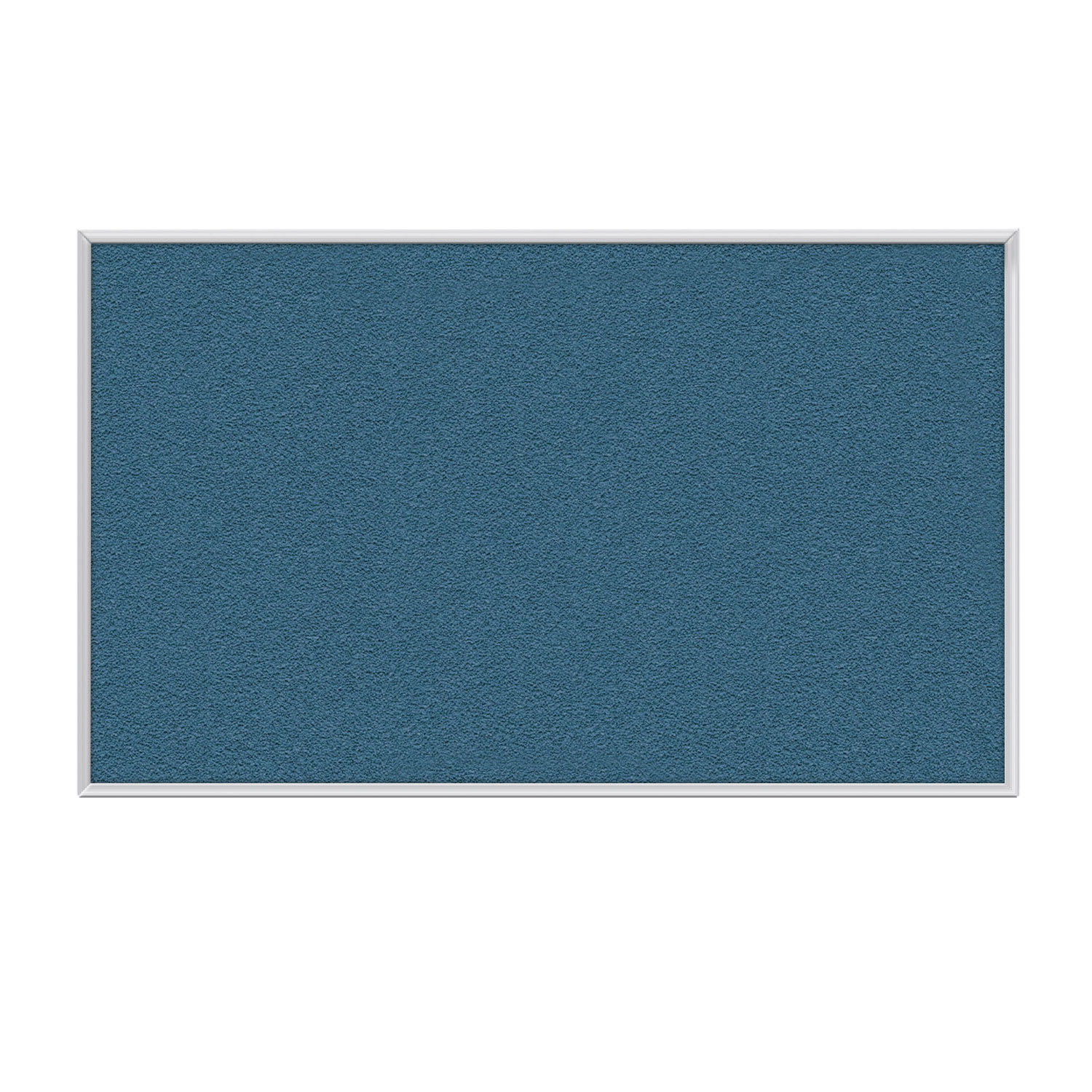 Ghent Aluminum Frame Vinyl Bulletin Board, 24in x 36in, Navy, Satin Frame