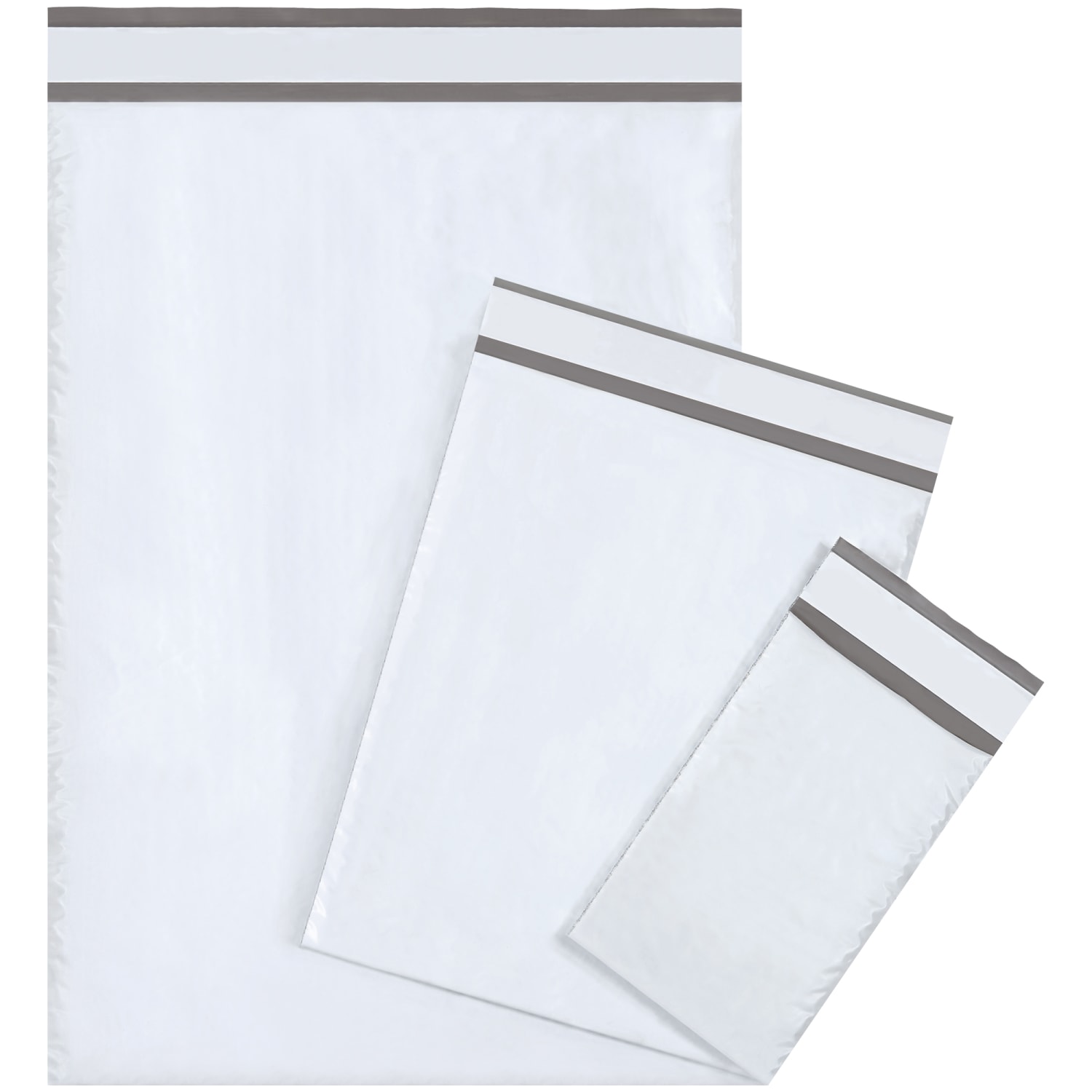 Partners Brand eCom Bubble-Lined Poly Mailers, 12 1/2in x 19in, White, Case Of 50 - Image 6