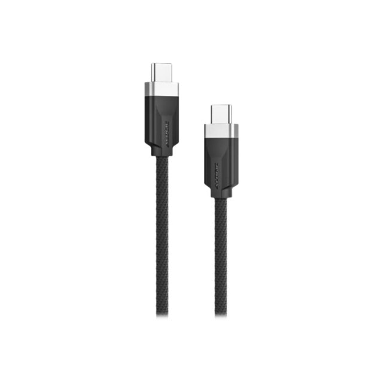 ALOGIC Fusion - USB cable - 24 pin USB-C (M) to 24 pin USB-C (M) - USB 3.2 Gen 2 - 6.6 ft - space gray