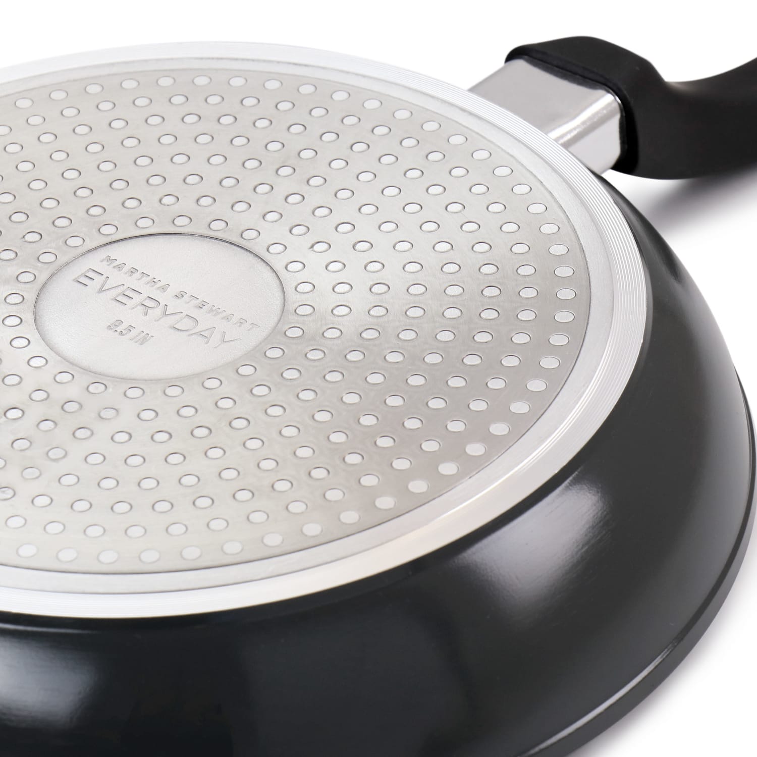 Martha Stewart Everyday Aluminum Non-Stick Frying Pan, 9-1/2in, Gray - Image 5