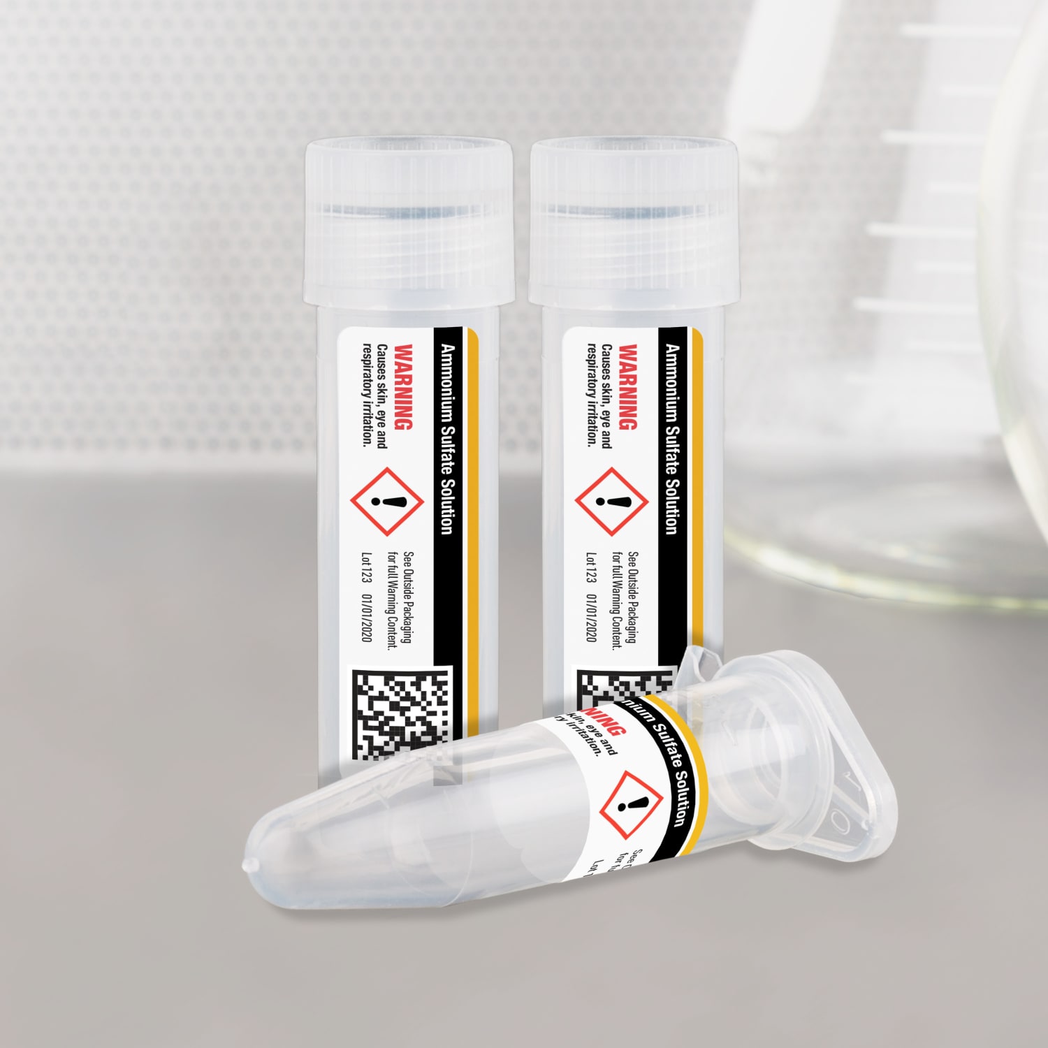 Avery UltraDuty GHS Chemical Labels For Laser Printers, Waterproof, UV Resistant, 60518, Rectangle, 1/2in x 1-3/4in, White, Pack Of 1,500 - Image 5