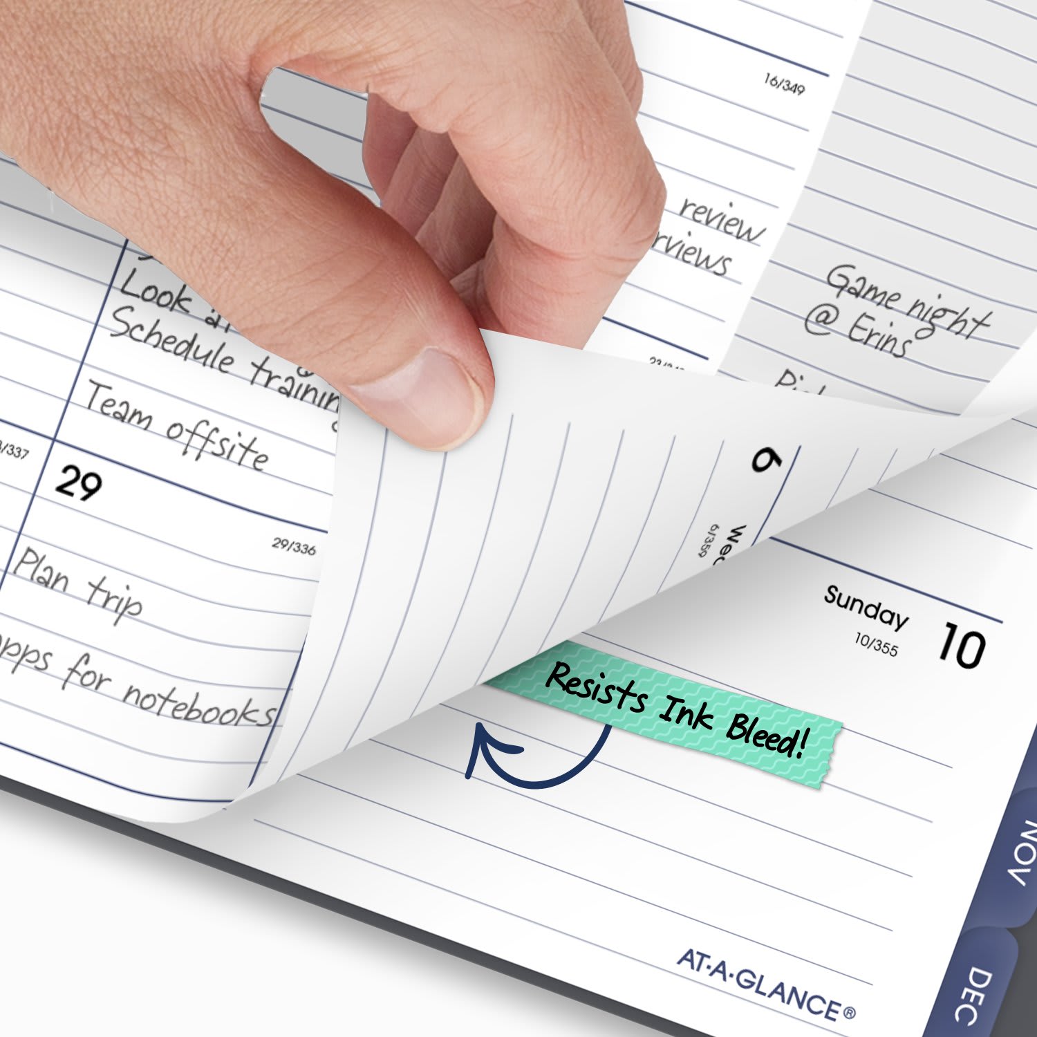 AT-A-GLANCE DayMinder 2027 Weekly Monthly Planner, Gray, Large, 8 1/2in x 11in - Image 5