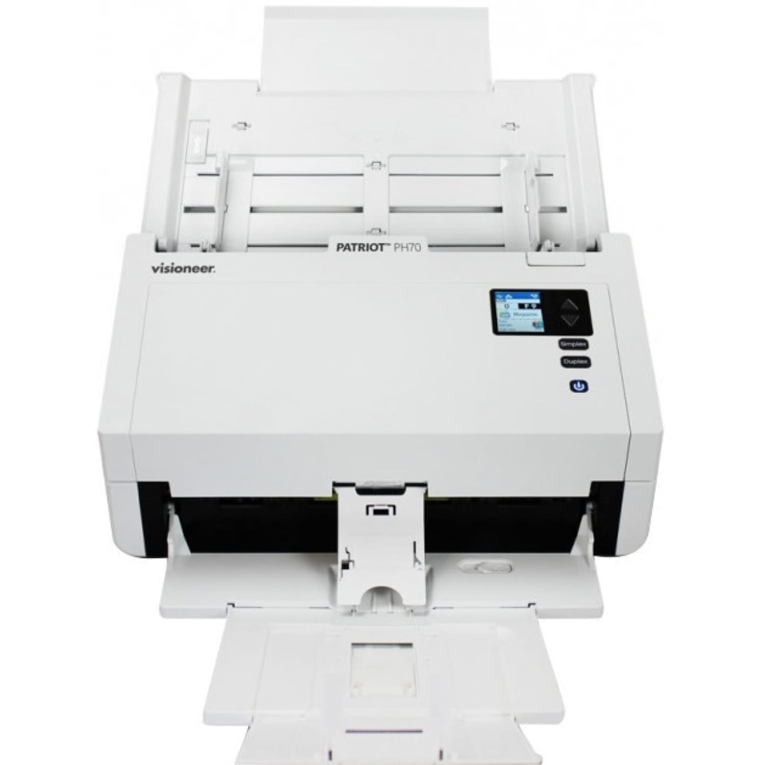 Visioneer Patriot PH70 - Document scanner - Contact Image Sensor (CIS) - Duplex - 241 x 6096 mm - 600 dpi - up to 70 ppm (mono) / up to 70 ppm (color) - ADF (120 sheets) - up to 11000 scans per day - USB 3.1 Gen 1 - TAA Compliant - Image 3