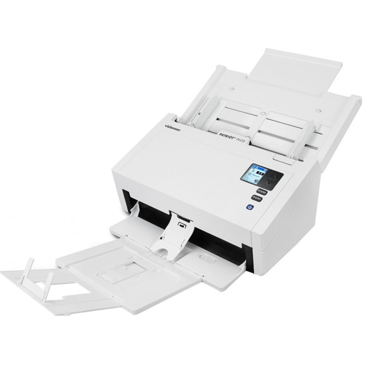 Visioneer Patriot PH70 - Document scanner - Contact Image Sensor (CIS) - Duplex - 241 x 6096 mm - 600 dpi - up to 70 ppm (mono) / up to 70 ppm (color) - ADF (120 sheets) - up to 11000 scans per day - USB 3.1 Gen 1 - TAA Compliant - Image 5