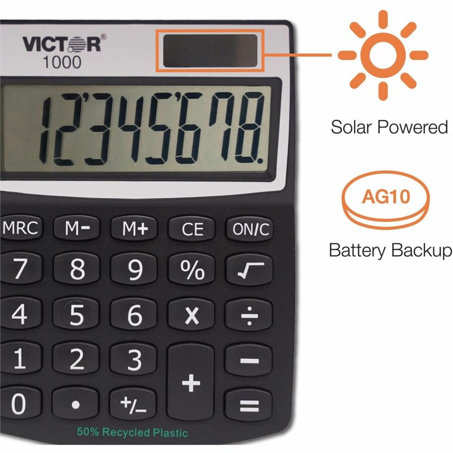 Victor 1000 Mini Desktop Calculator - Image 6