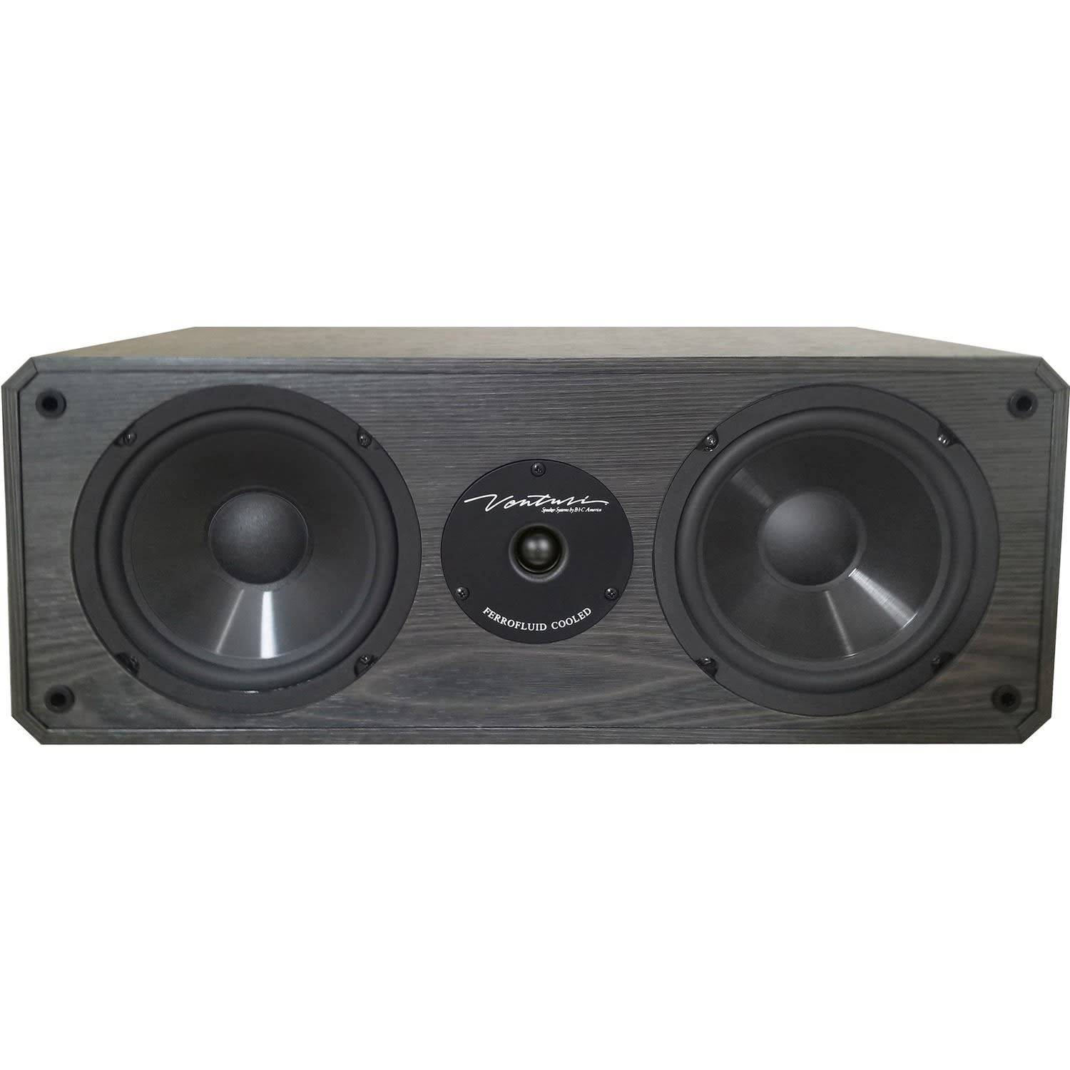 BIC America Venturi 2-way Speaker - 175 W RMS - Black - 8 Ohm, DV62CLRS