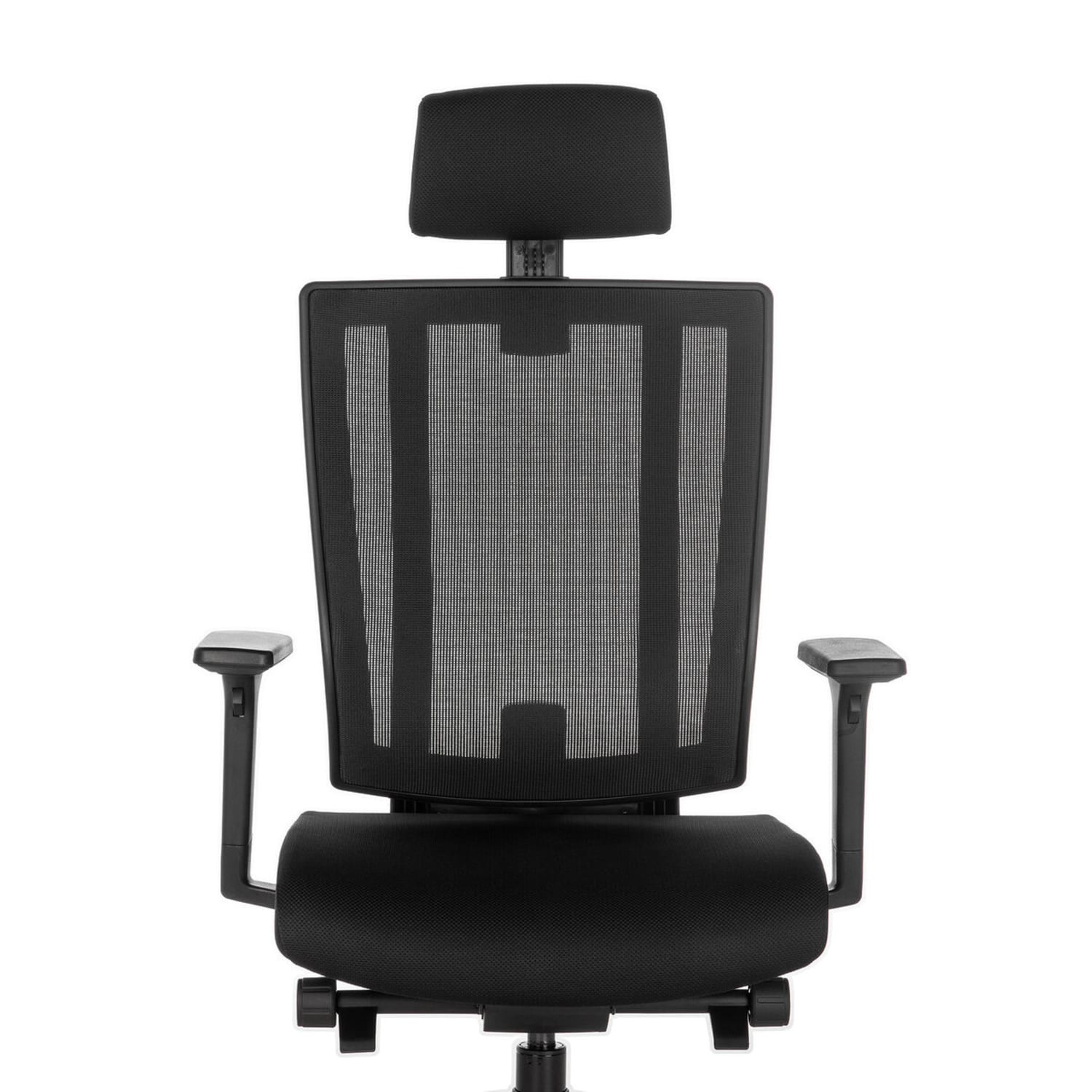 VARI Ergonomic Nylon High Back Task Chair With Headrest Black PopularChairscom