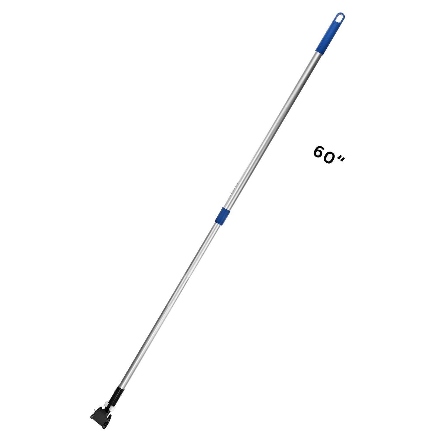 Alpine Microfiber Floor Dust/Dry Mop Set, 48in, Silver/Blue - Image 5