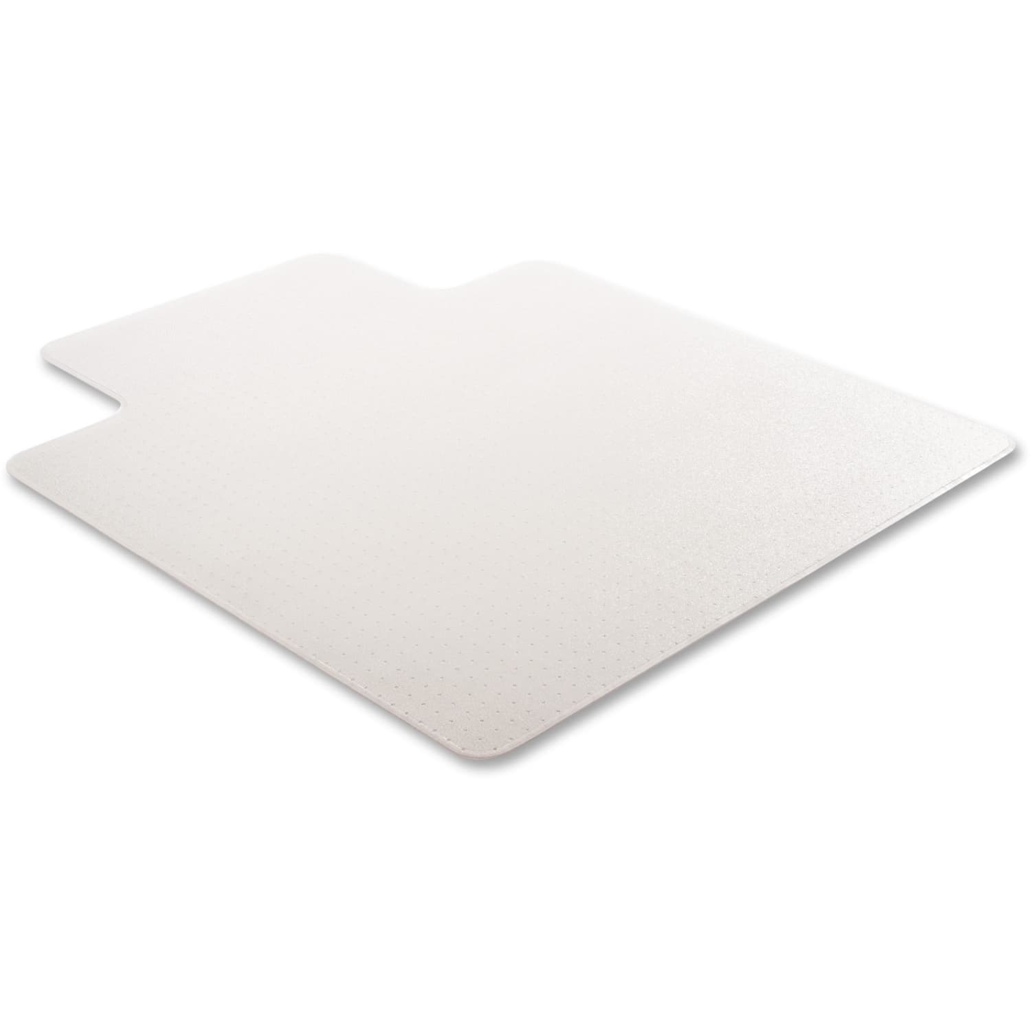 deflecto RollaMat Chairmat - Home, Office, Carpet - 60in Length x 46in Width - Lip Size 12in Length x 25in Width - Rectangle - Textured - Vinyl - Clear - Image 4