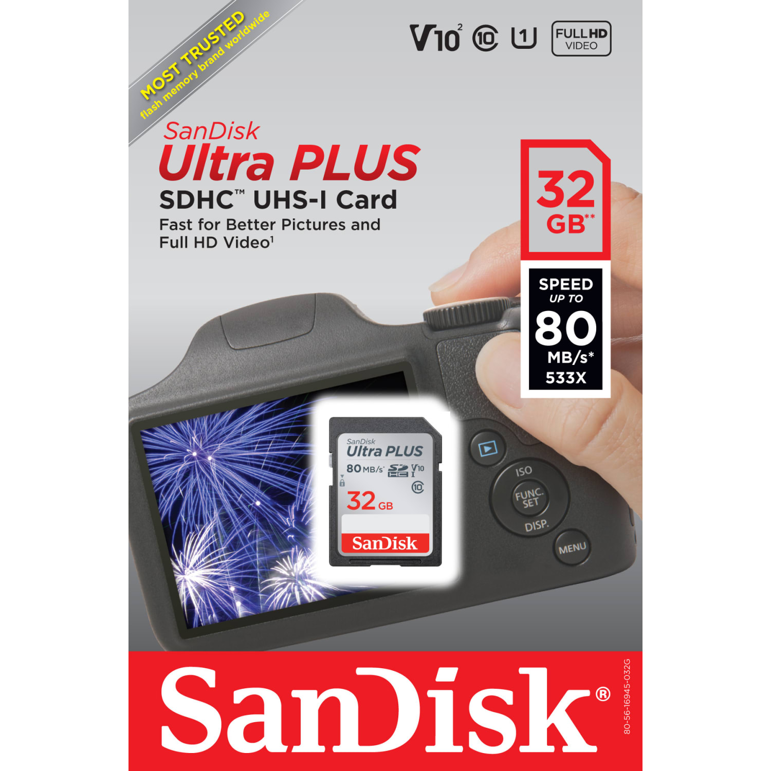 SanDisk Ultra PLUS SD Card, 32GB - Image 5