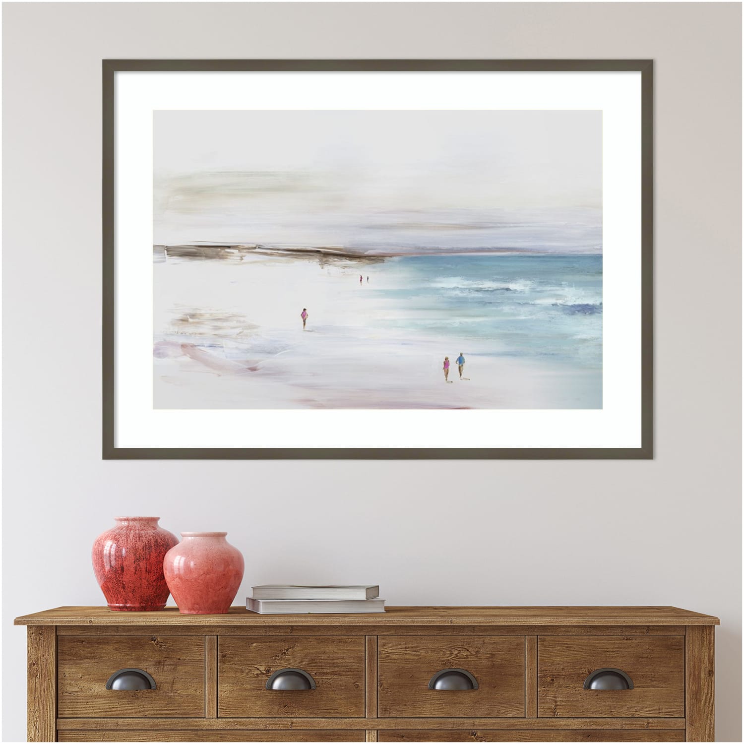 Amanti Art Summer Solitude III by Allison Pearce Wood Framed Wall Art Print, 41inW x 30inH, Gray - Image 5