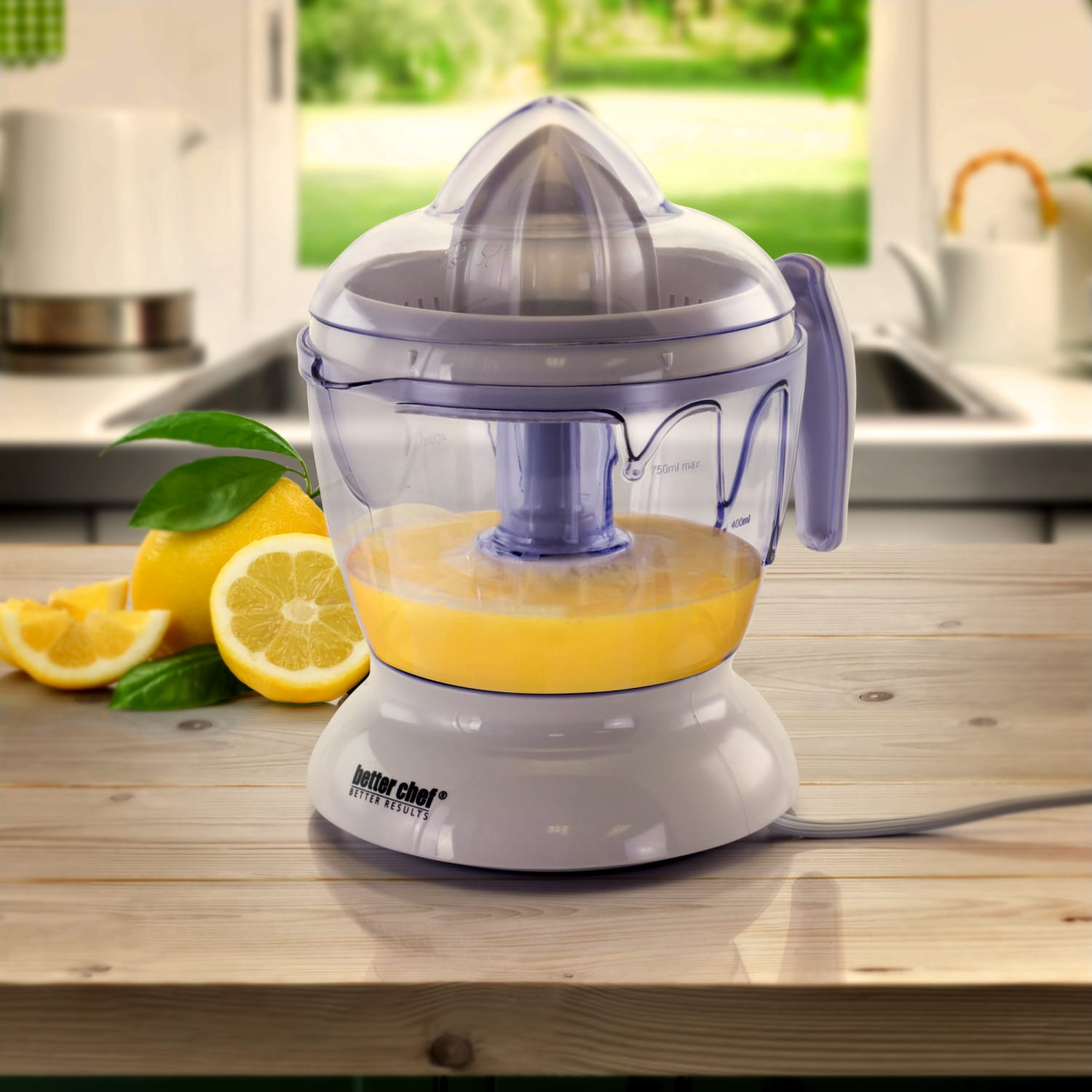 Better Chef Electrical Citrus Juicer, 25 Oz, White - Image 3