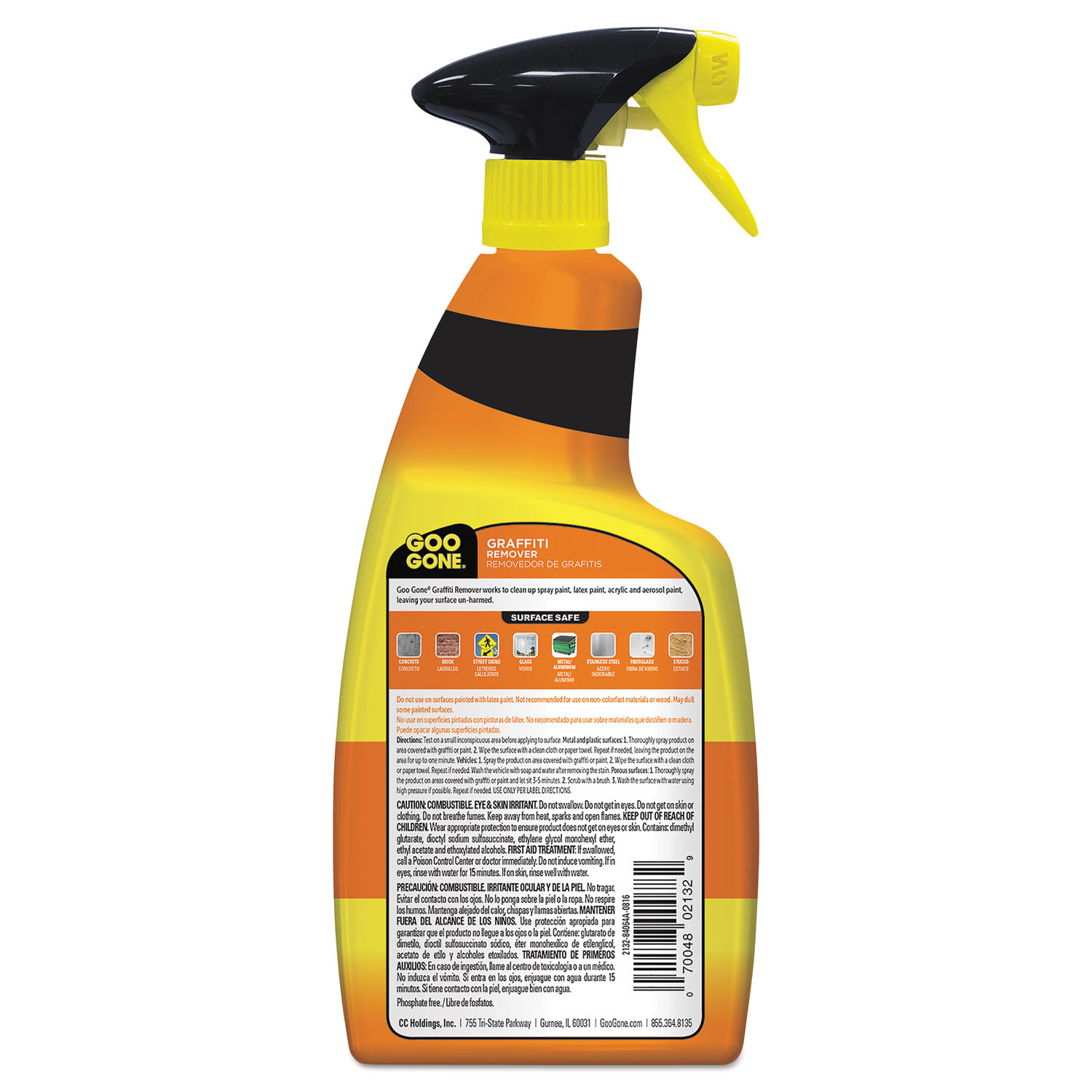 Goo Gone Graffiti Remover, 24 oz Spray Bottle, 4/Carton - Image 3