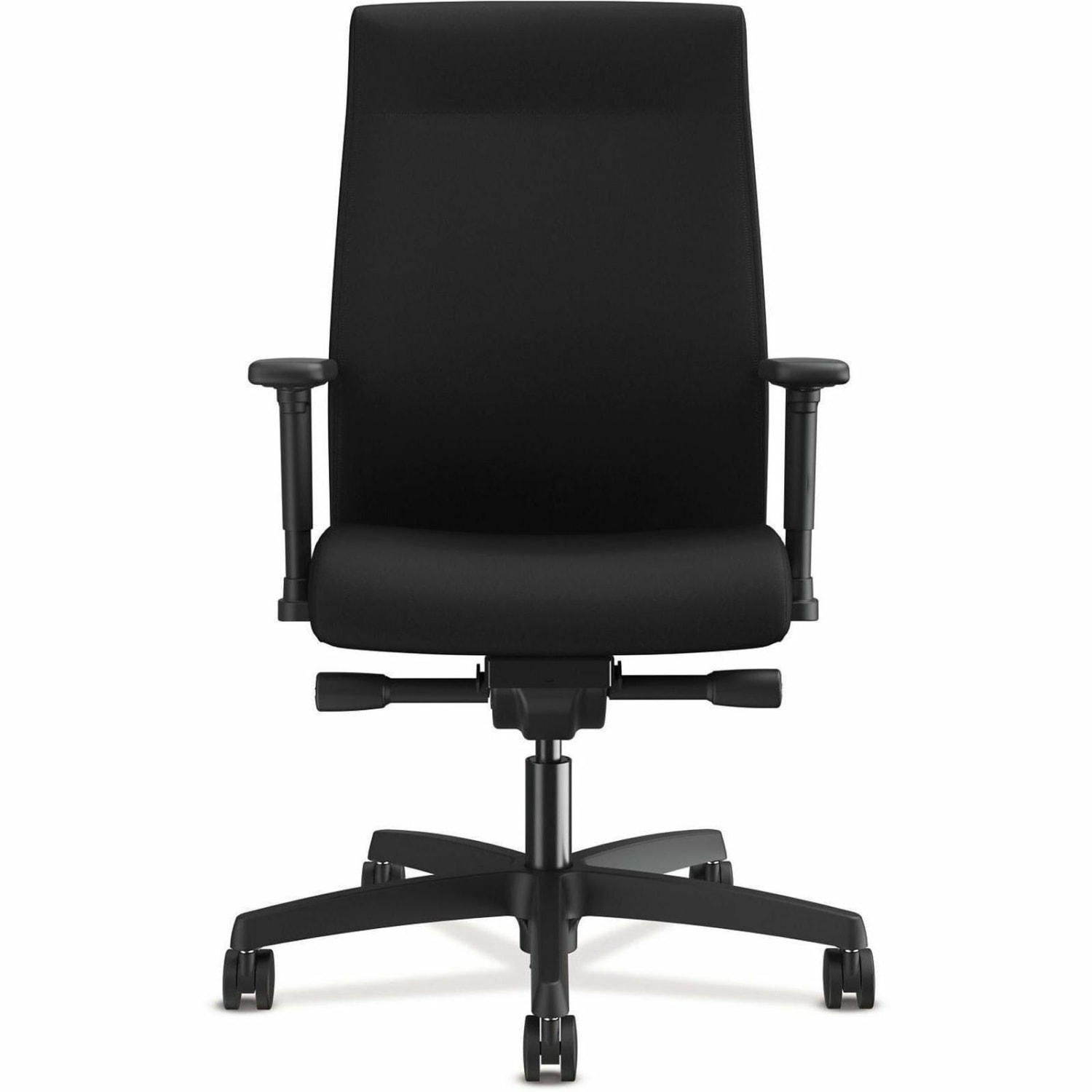 HON Ignition Fabric Mid-Back Task Chair, Black - Image 4