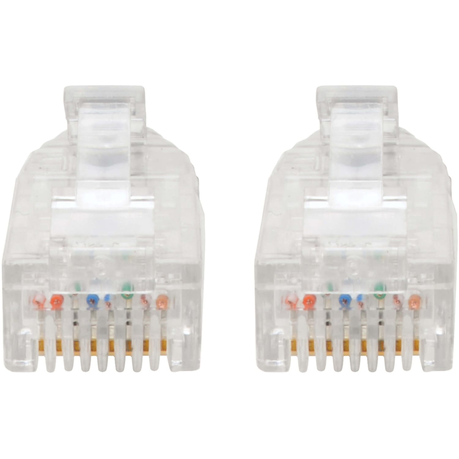 Tripp Lite Cat6 UTP Patch Cable (RJ45) - M/M, Gigabit, Snagless, Molded, Slim, Black, 8 in - First End: 1x R - N201S8NBK - Image 4