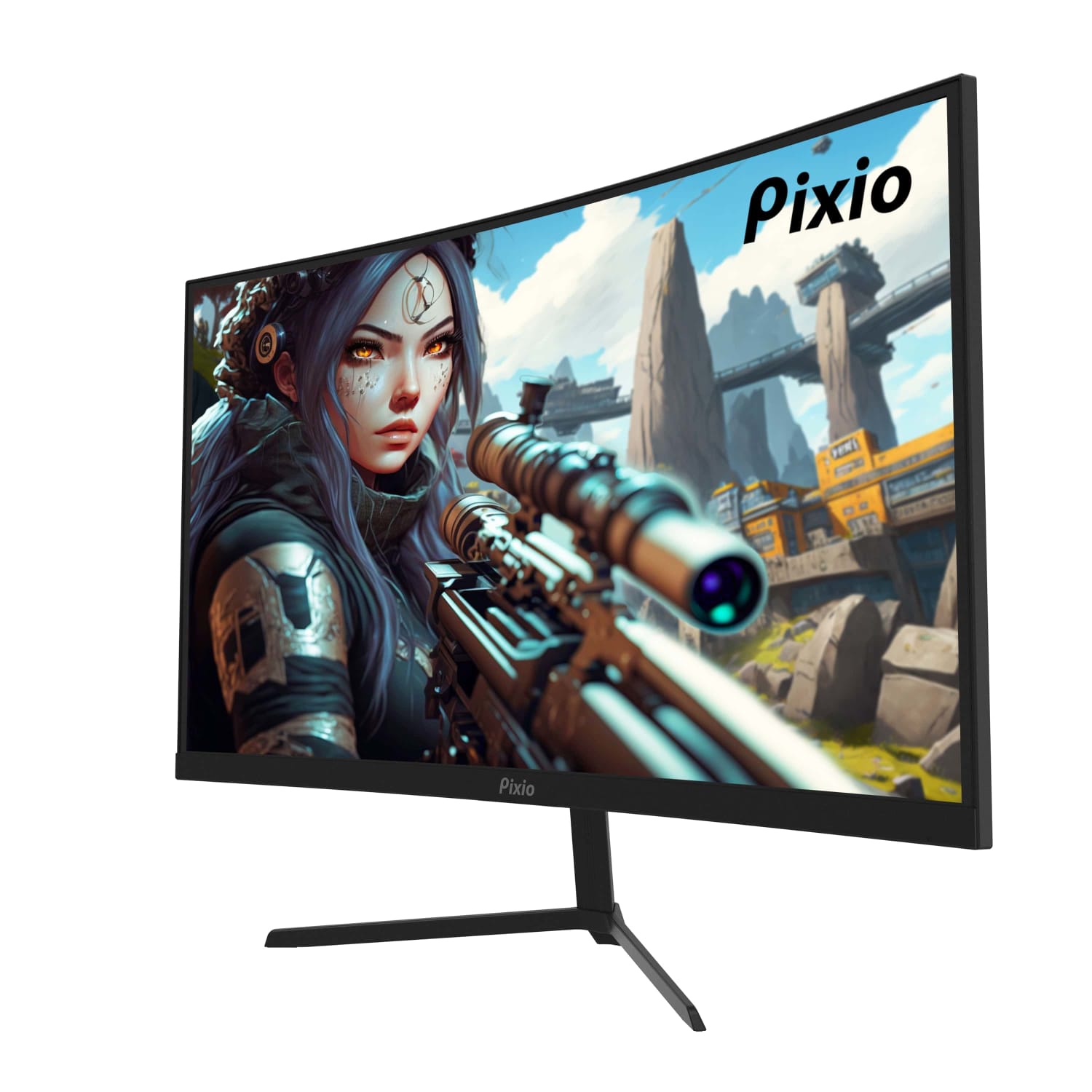 Pixio PXC243 S 24in 1500R Curved VA LCD Gaming Monitor, Adaptive Sync - Image 5