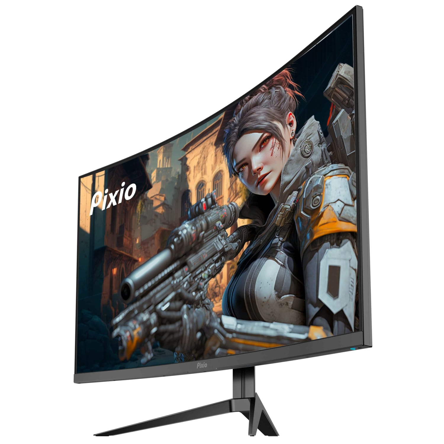 Pixio PXC277 Advanced 27in Fast-VA WQHD Curved Gaming Monitor, FreeSync - Image 5