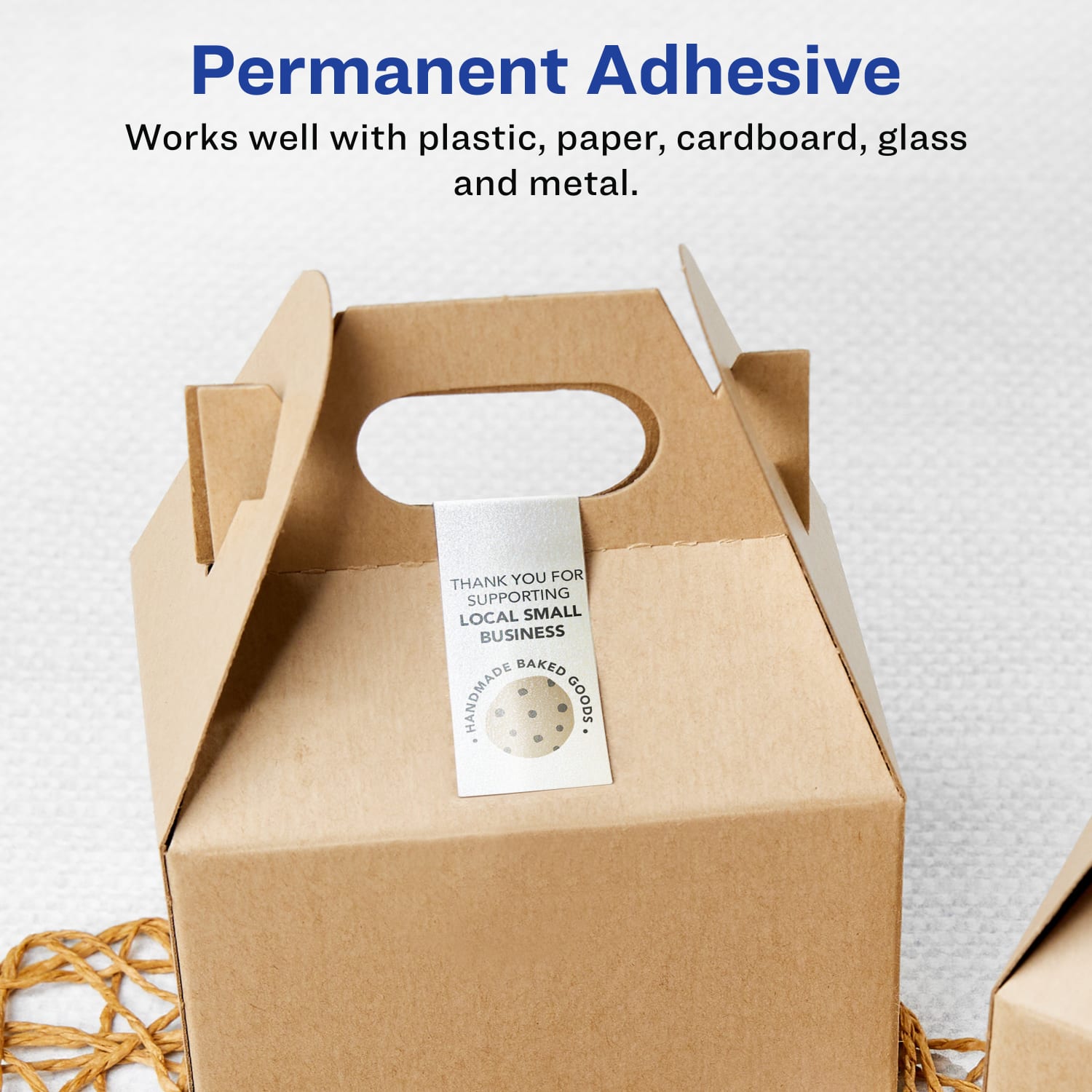 Avery Pearlized Permanent Labels, 94266-PIP10, Rectangle, 11in x 4-1/4in, Ivory, Pack Of 20 Labels - Image 4
