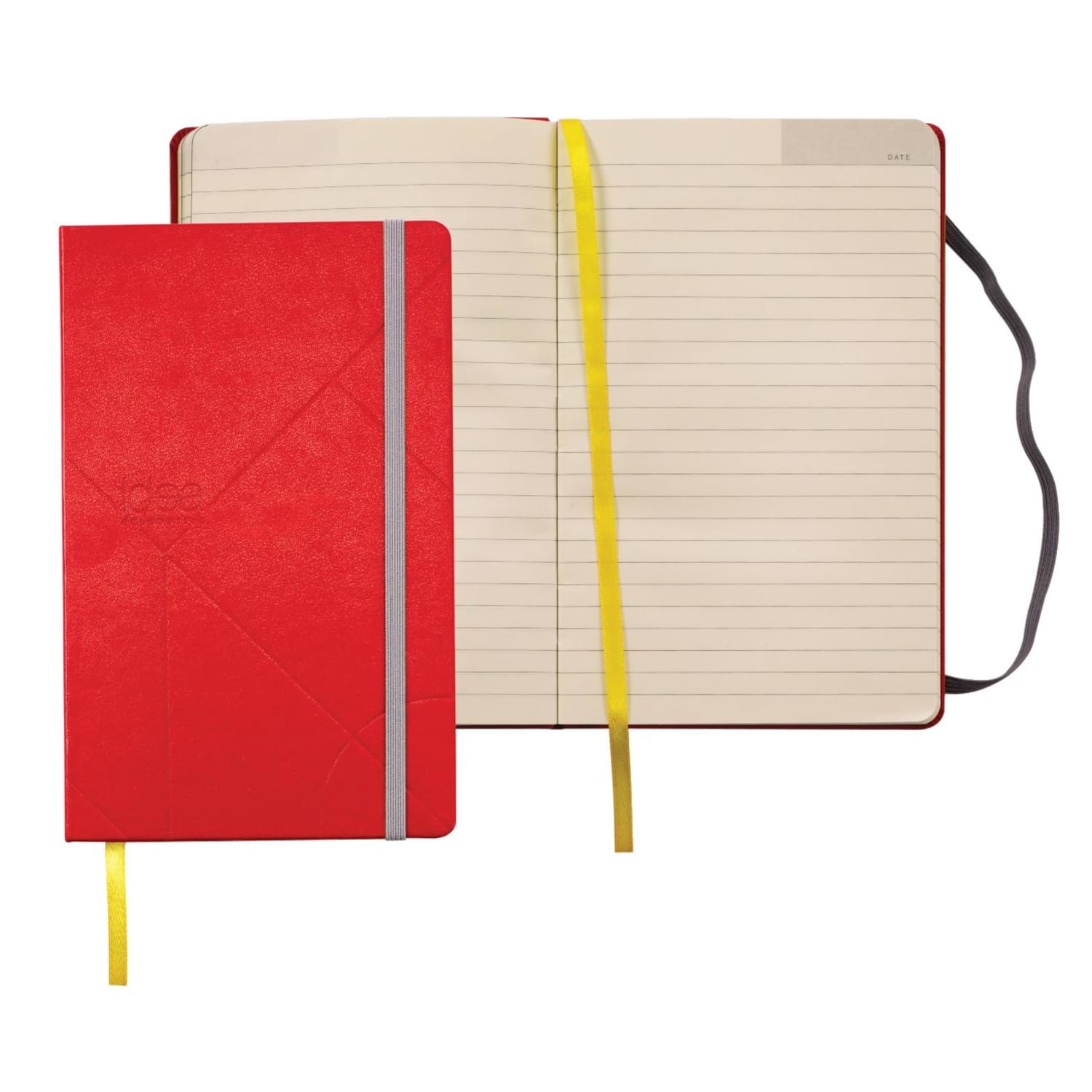 TOPS Idea Collective Hardbound Journal, 8 1/4in x 5in, Red, 120 Sheets