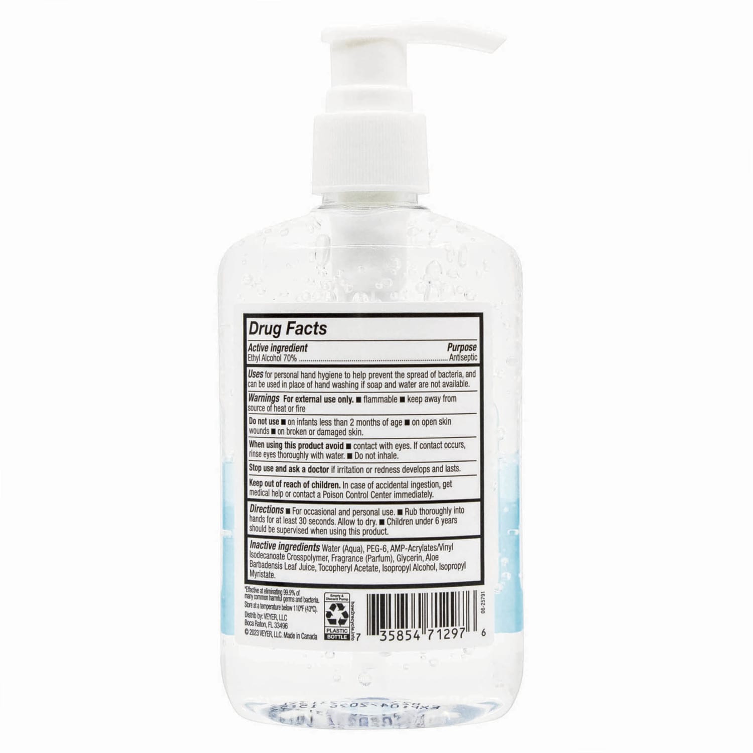Highmark Original Hand Sanitizer, Fresh Scent, 8 Oz, Clear, Case Of 6 Bottles - Image 5