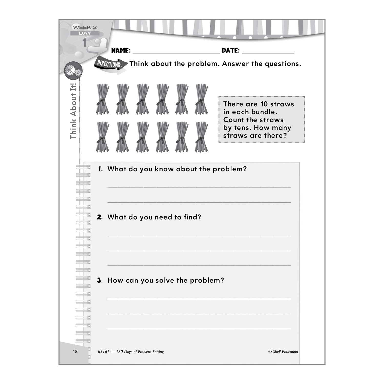 Shell Education 180 Days Of Problem Solving, Grade 2 - Image 6